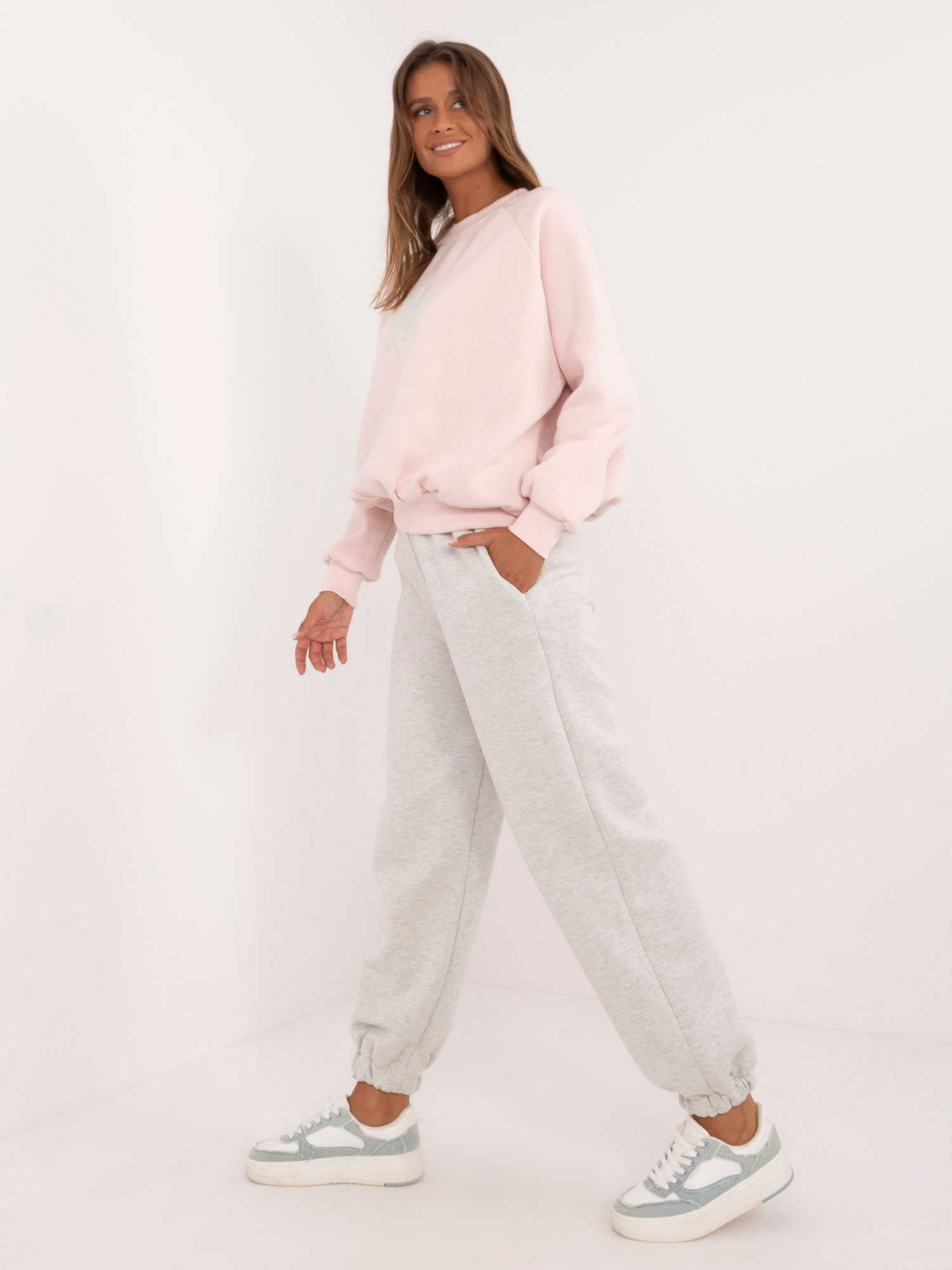 Komplet Szaro-różowy - obrazek 3