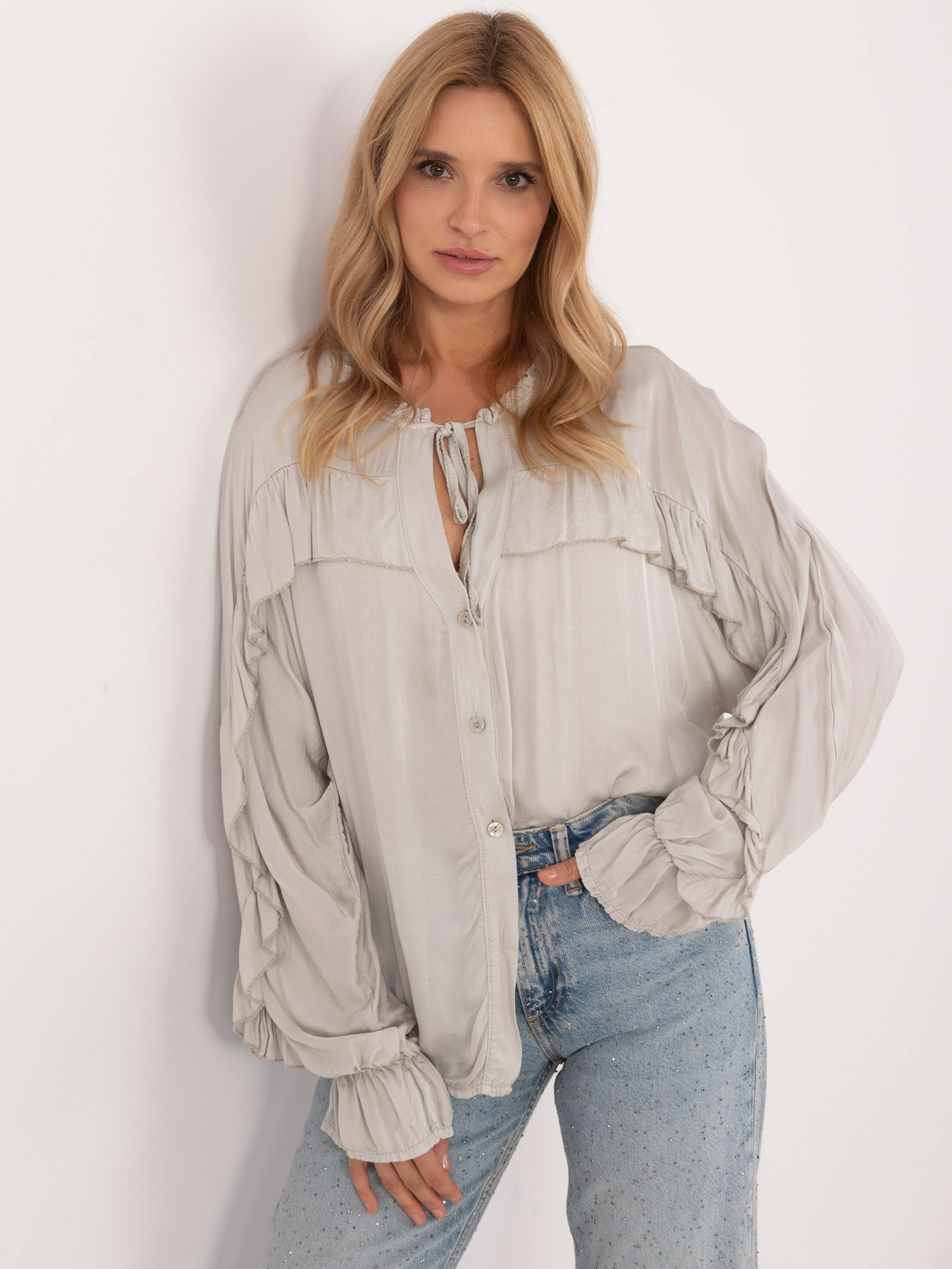 Koszula Jasny szary - obrazek 3