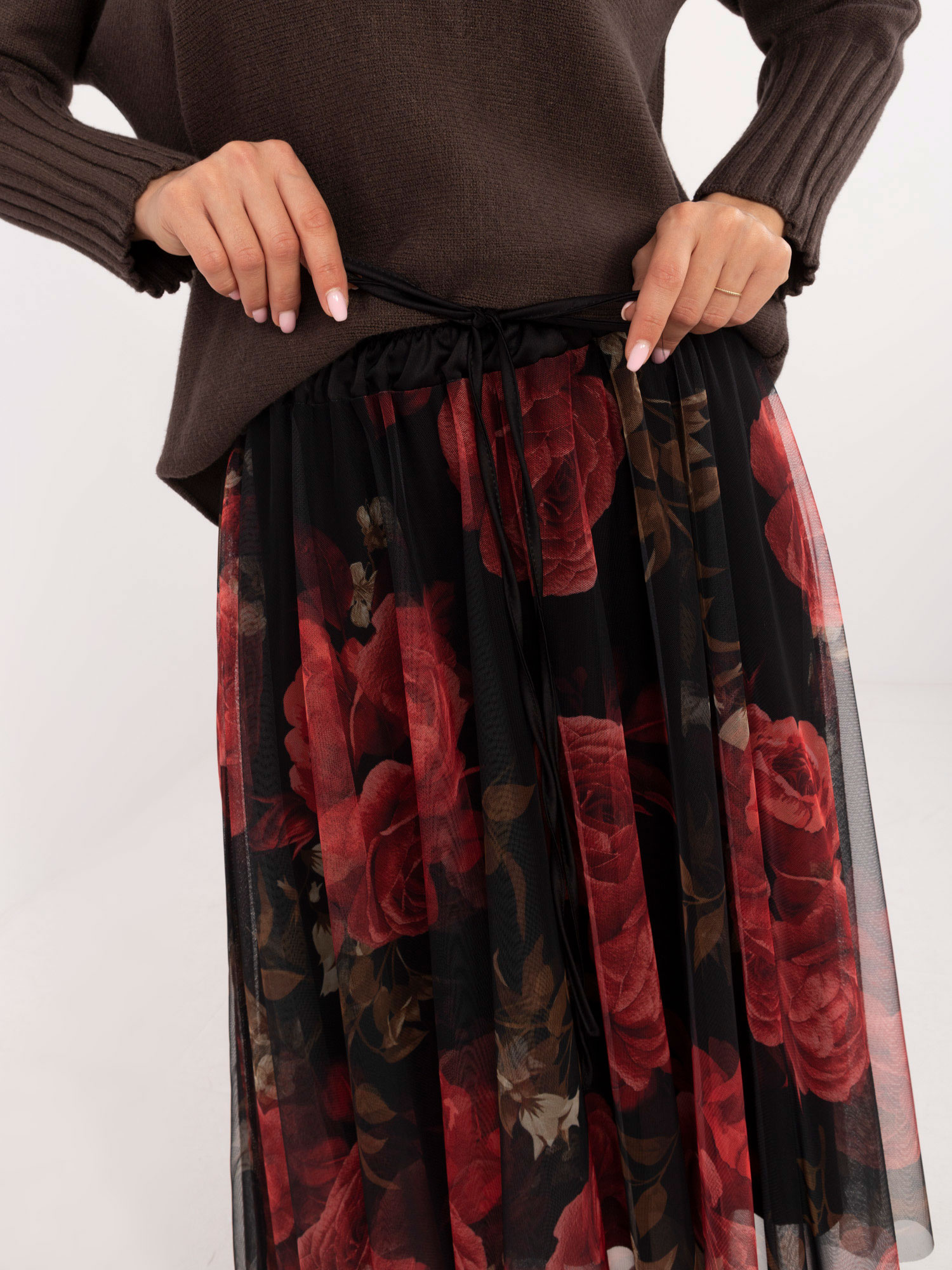 Spódnica Czarno-czerwony - obrazek 3