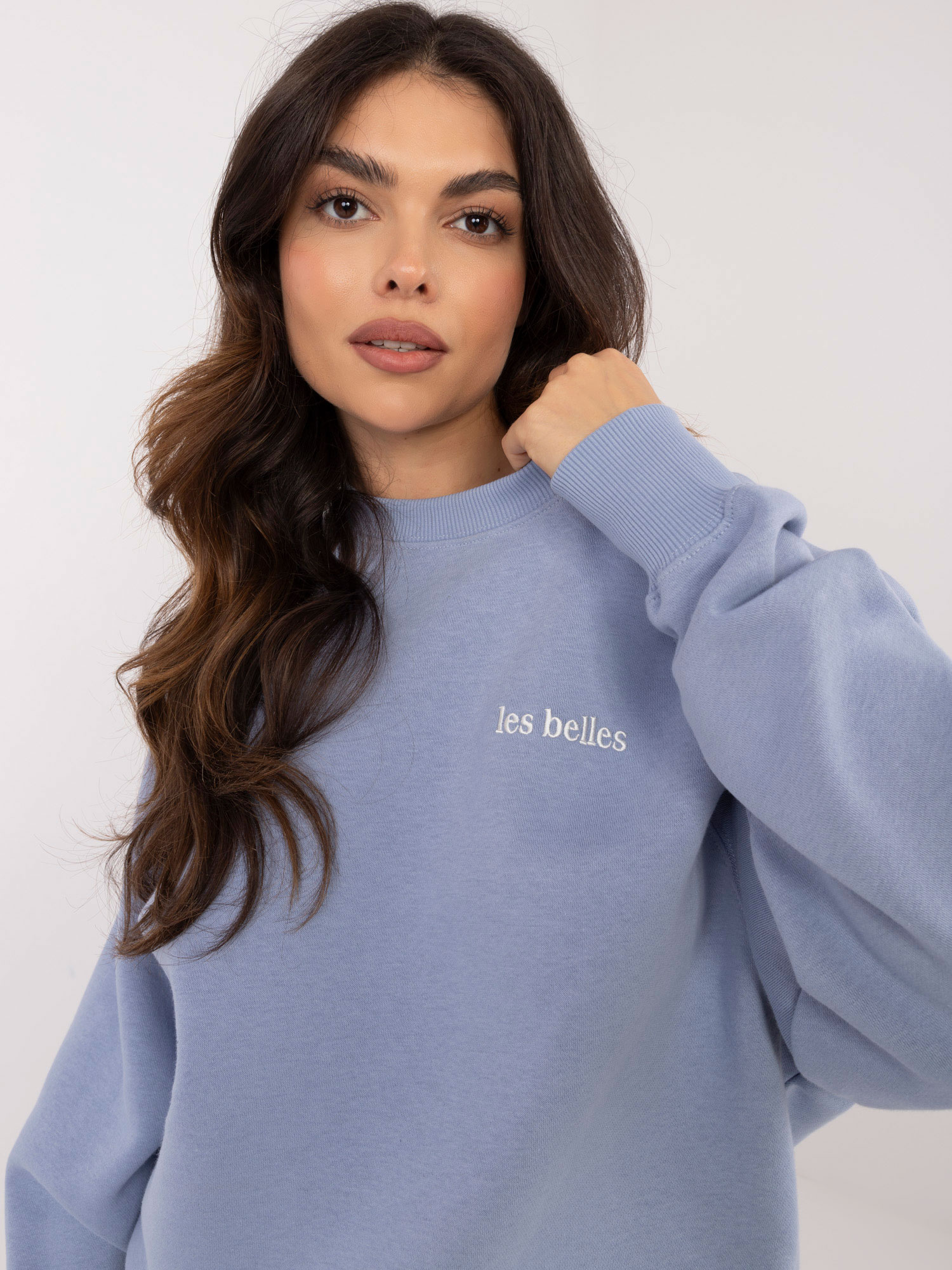 Bluza Jasny niebieski - obrazek 3