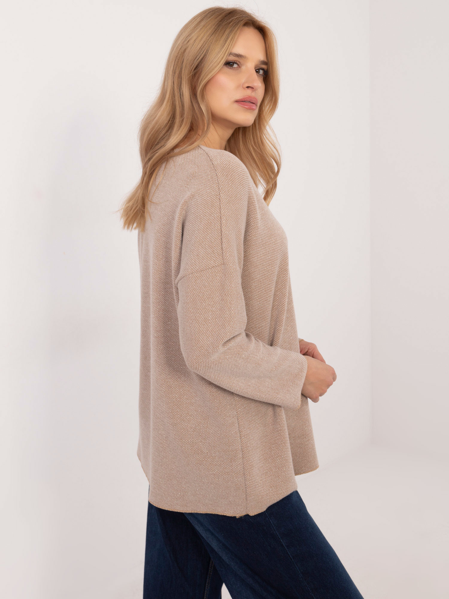 Bluzka Beżowy - obrazek 3