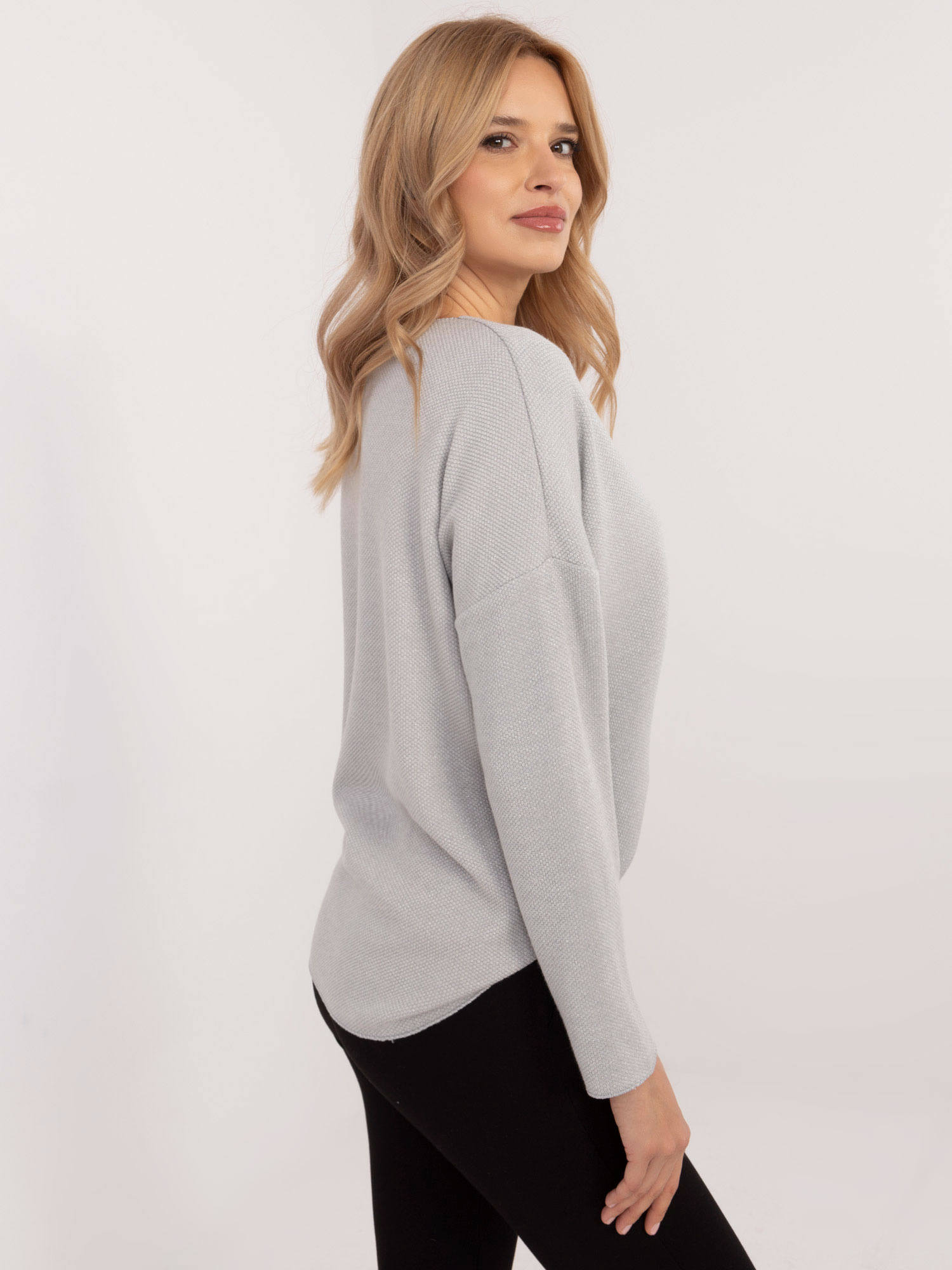 Bluzka Jasny szary - obrazek 3