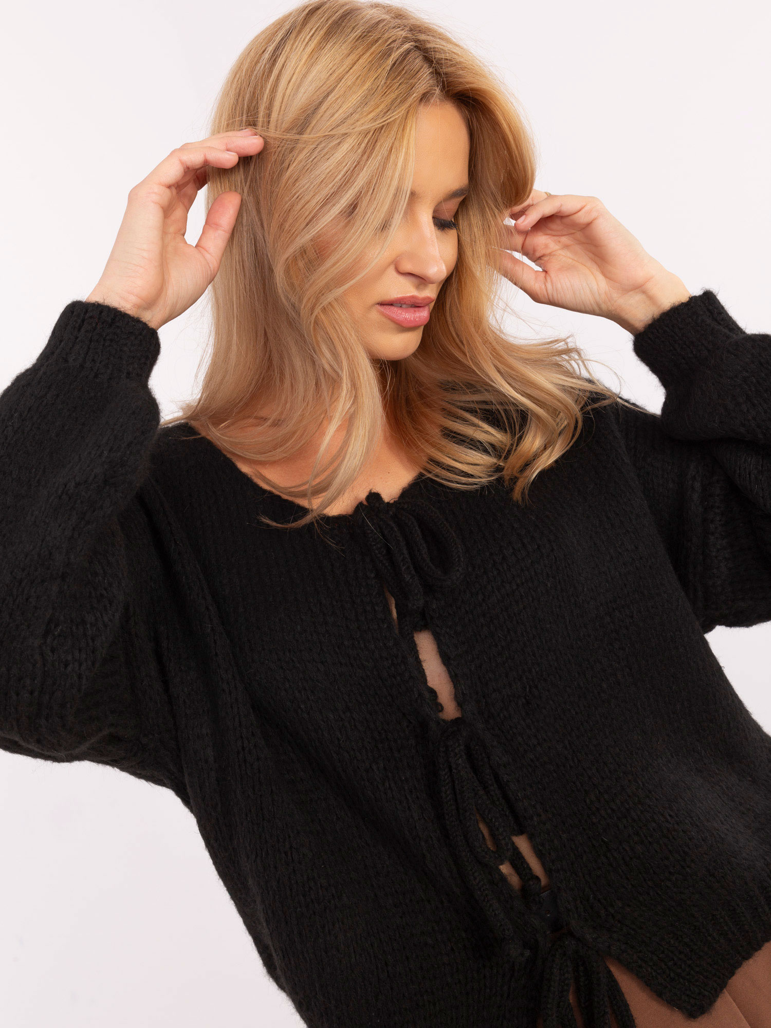 Sweter Czarny - obrazek 3