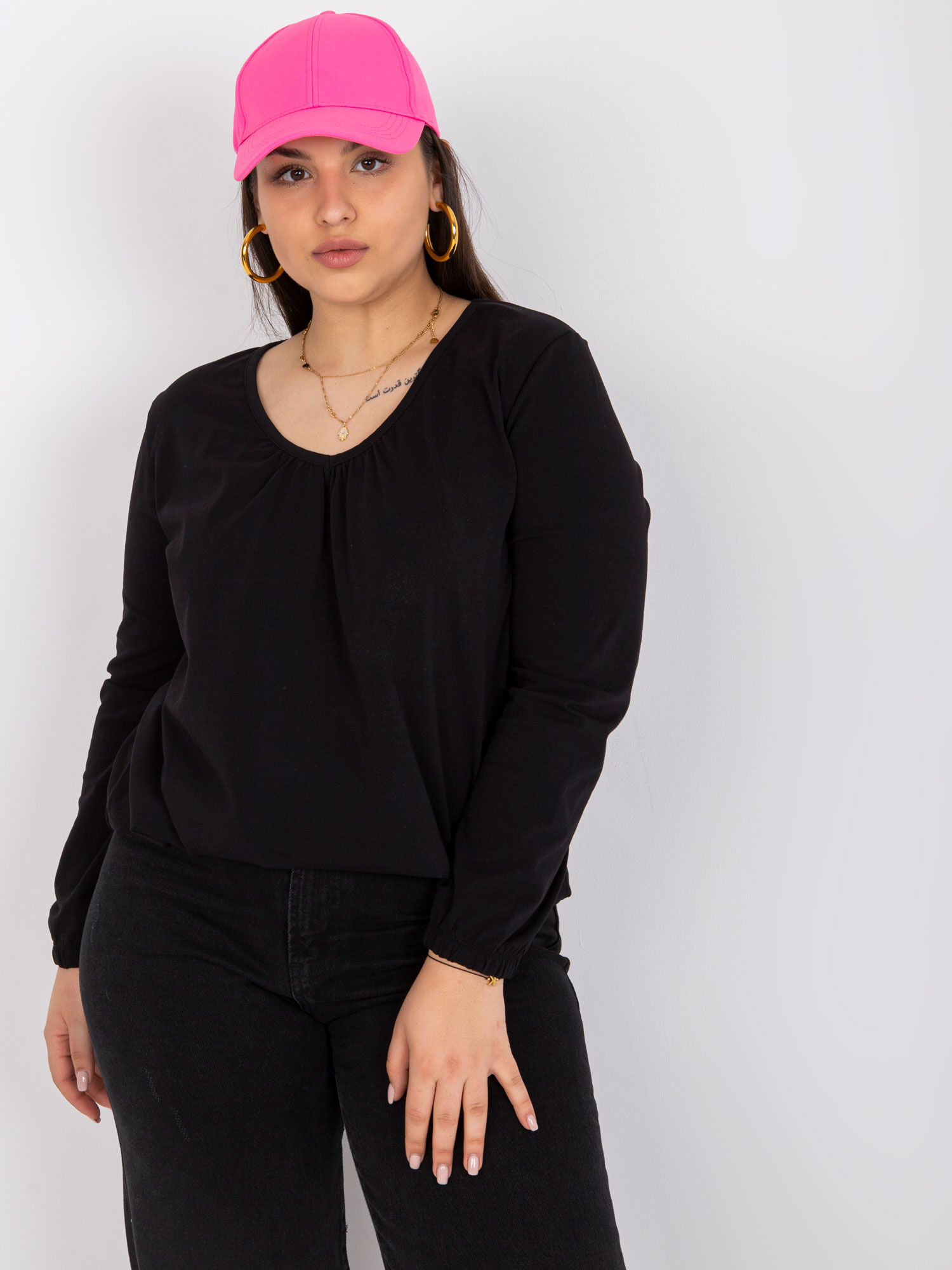 Bluzka Czarny - obrazek 3