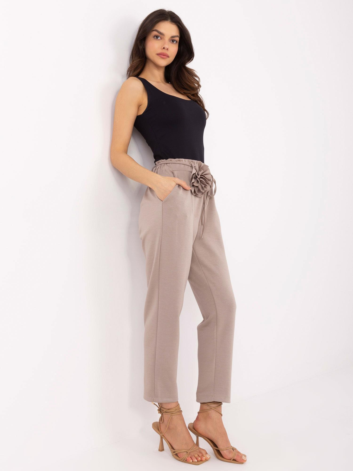 Spodnie Ciemny bezowy - obrazek 2