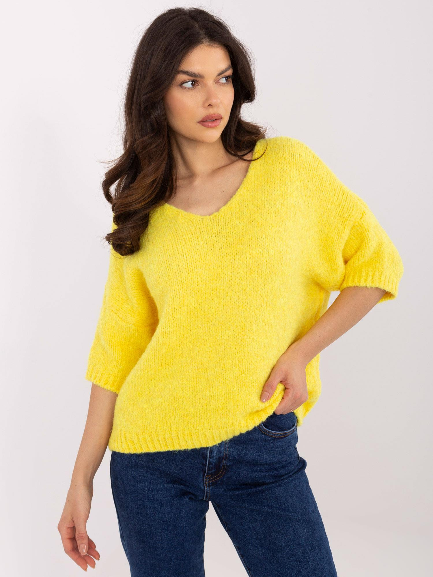 Sweter żółty - obrazek 3