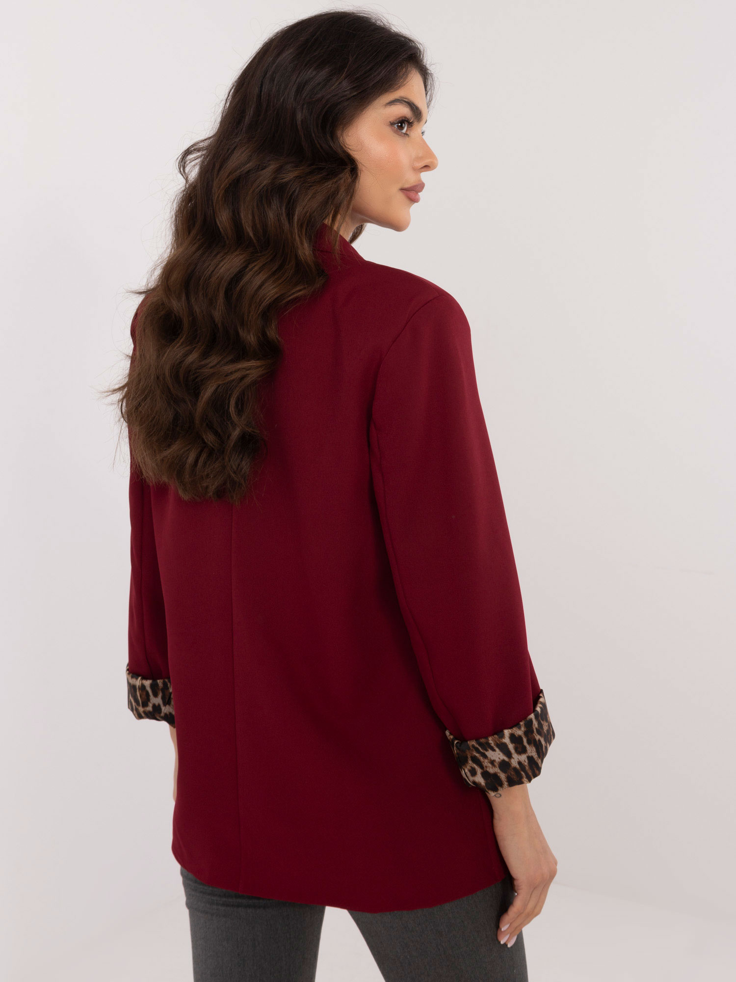 Marynarka Bordowy - obrazek 3