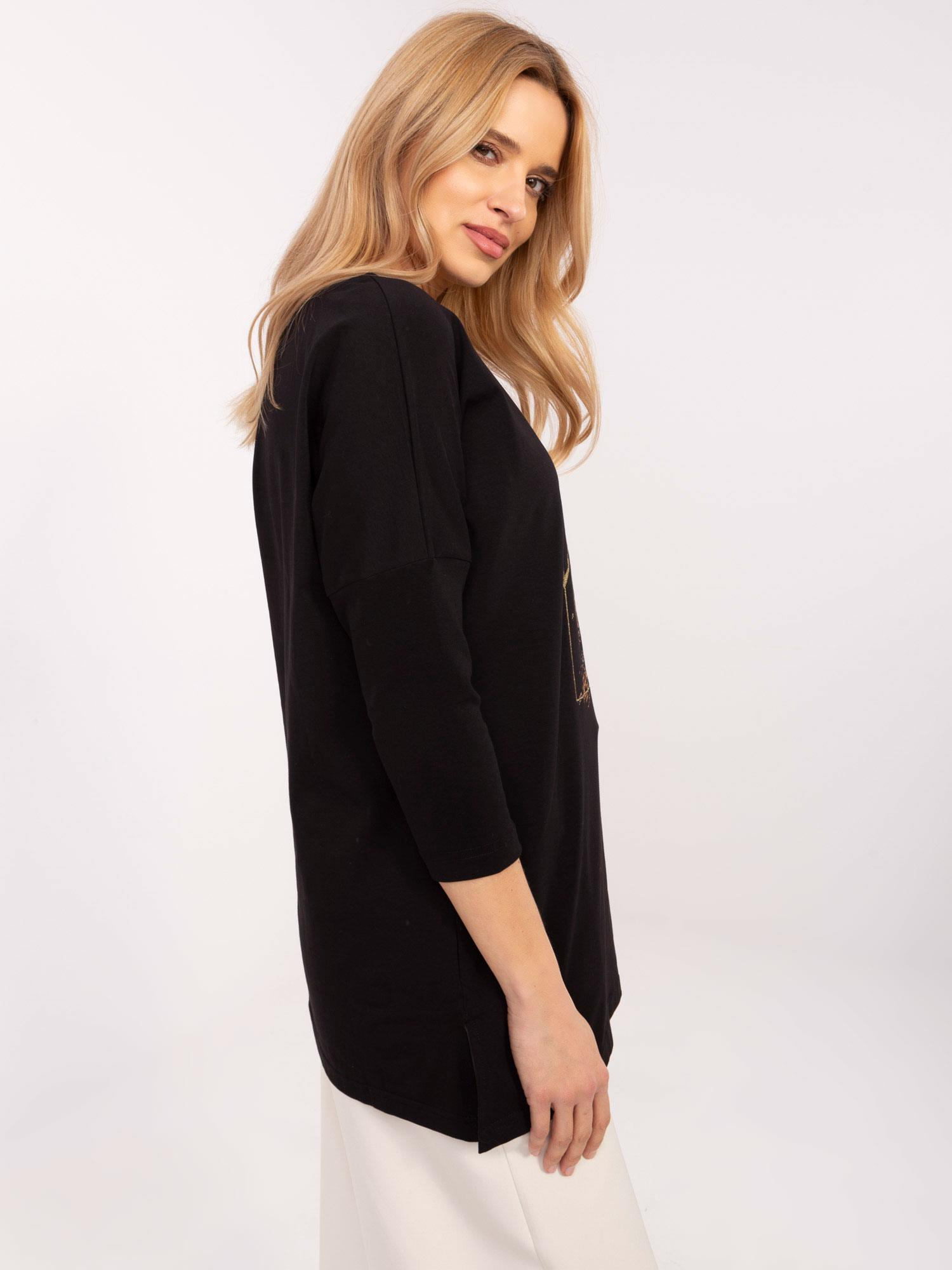 Bluzka Czarny - obrazek 3