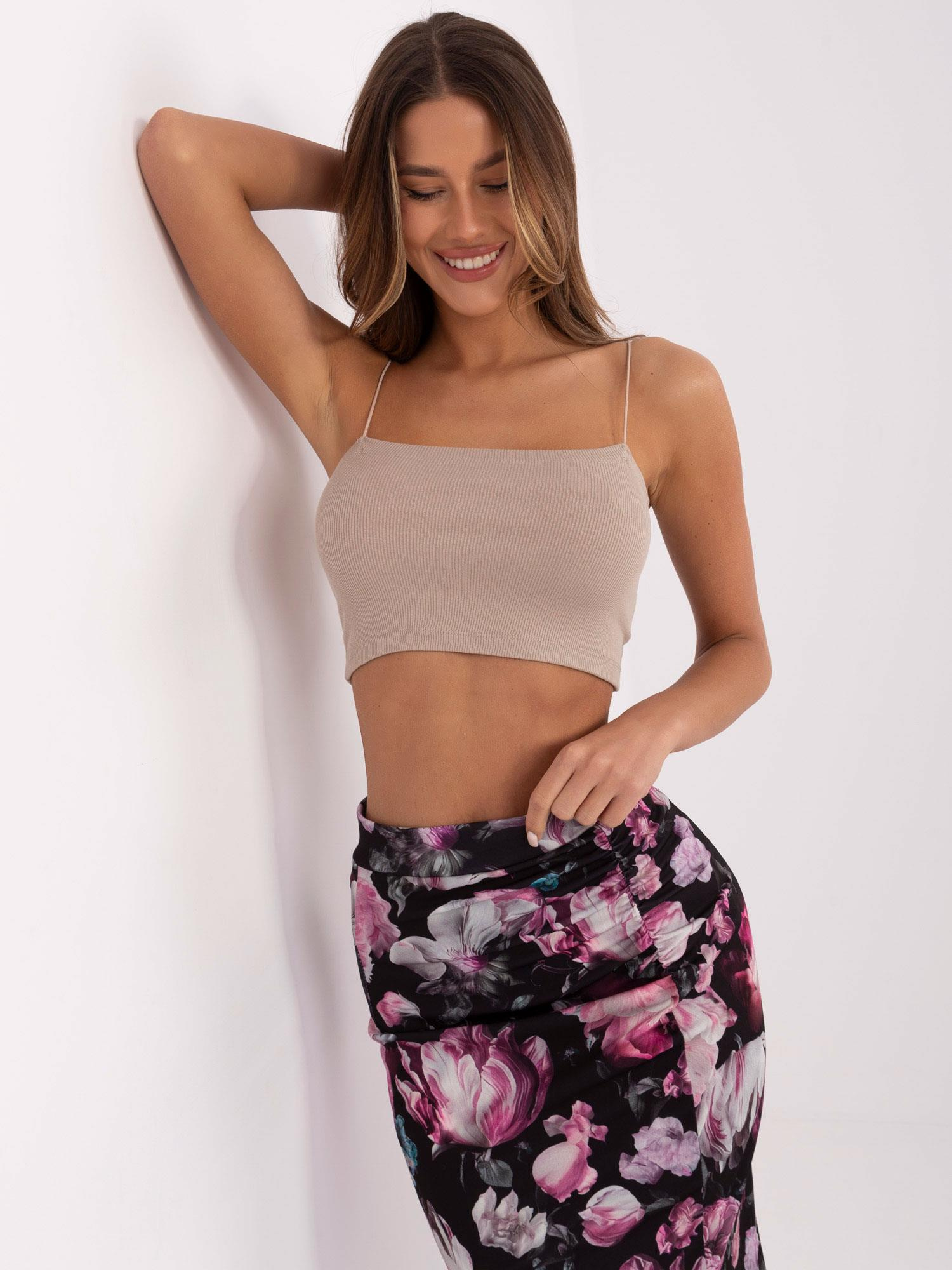 Top Ciemny bezowy - obrazek 2