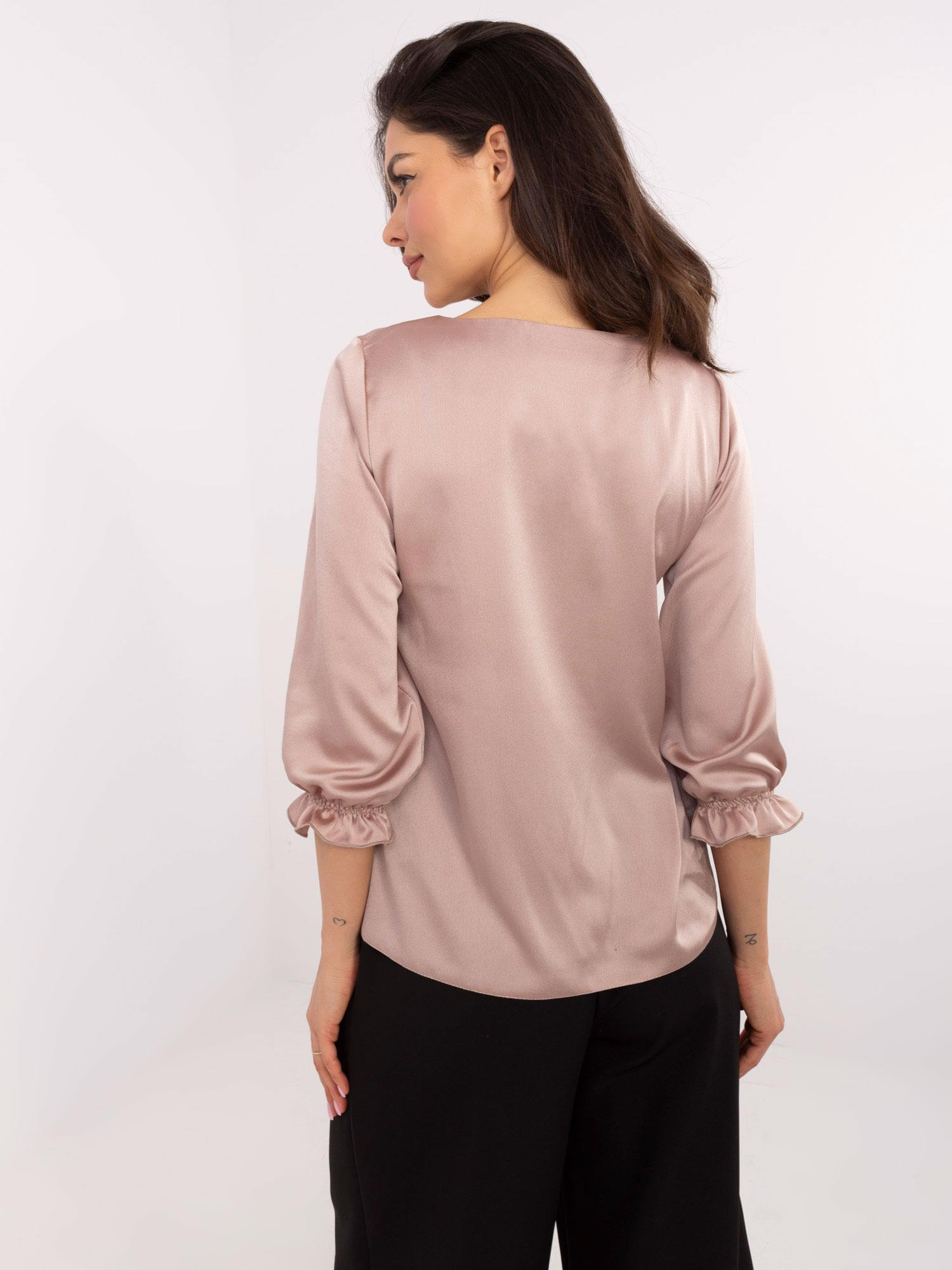 Bluzka Ciemny bezowy - obrazek 3