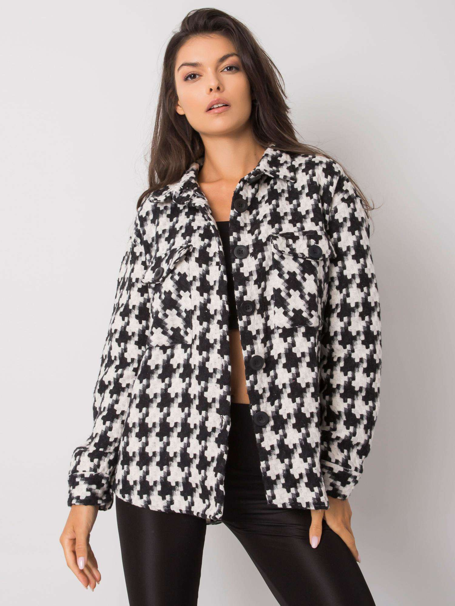 Koszula Biało-czarny - obrazek 3