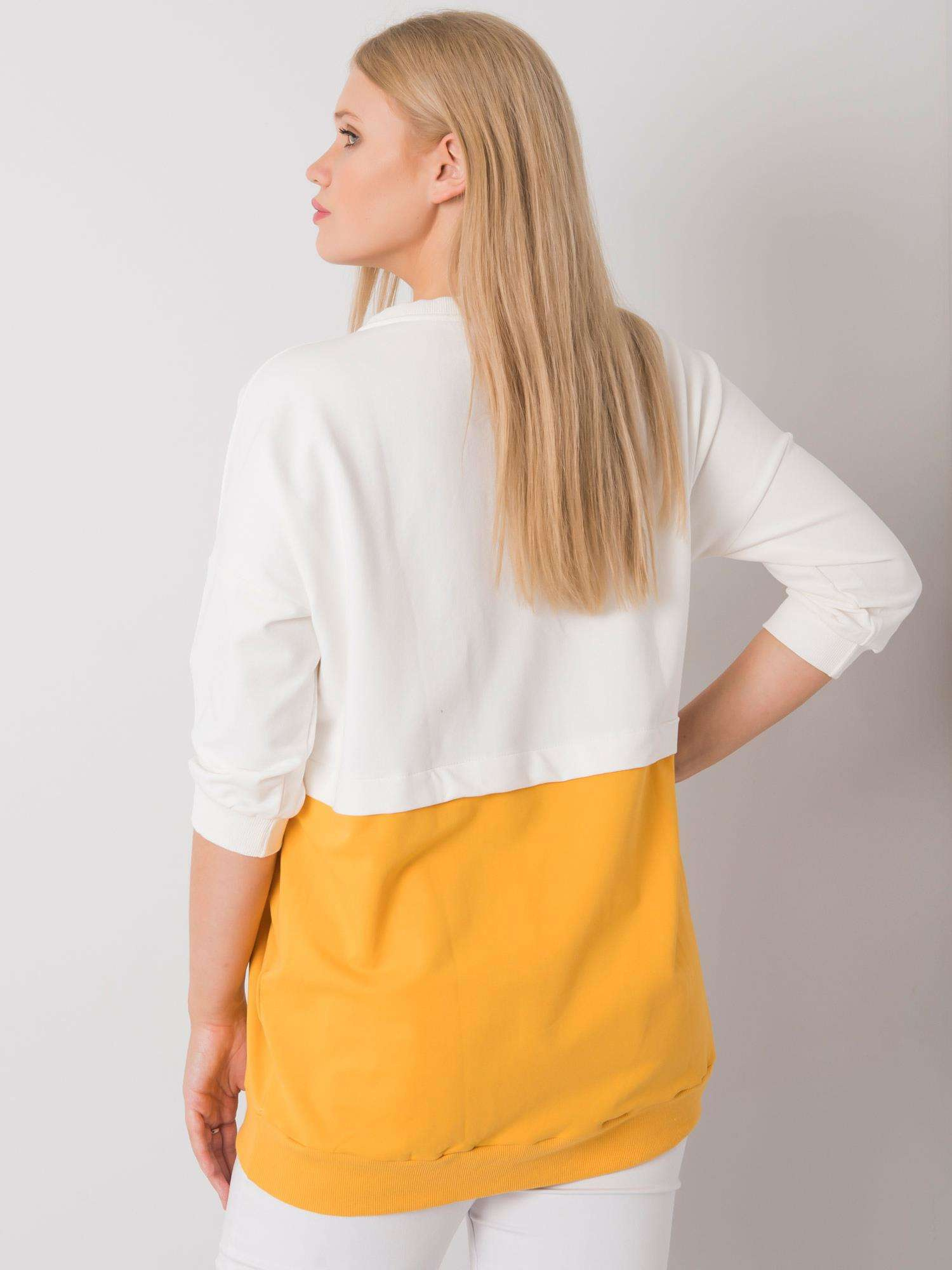 Tunika Biało-żółty - obrazek 3