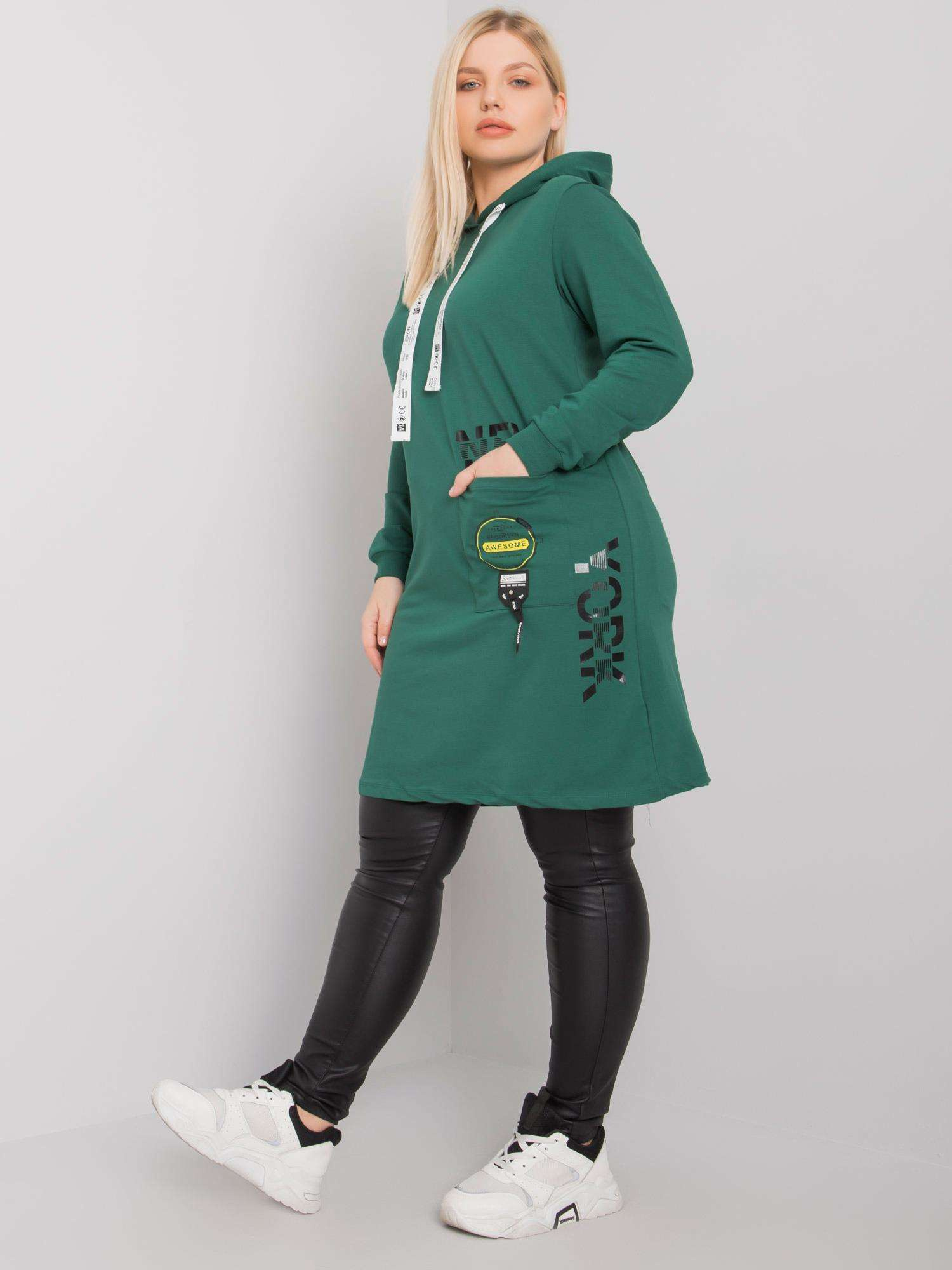 Tunika Ciemny zielony - obrazek 3