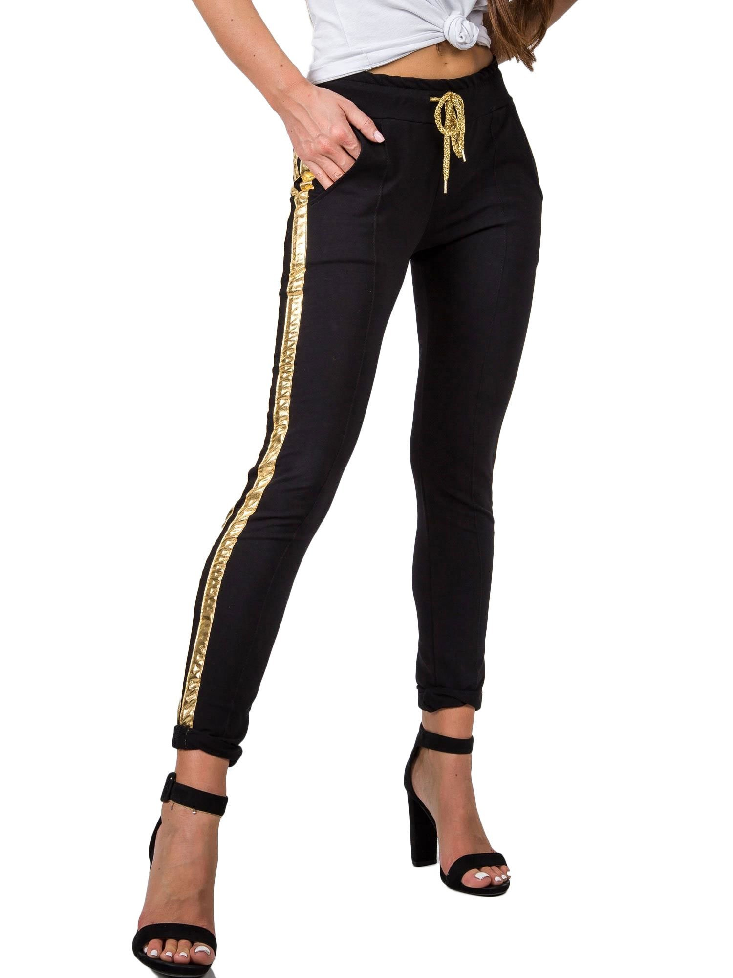 Spodnie dresowe Czarny - obrazek 3