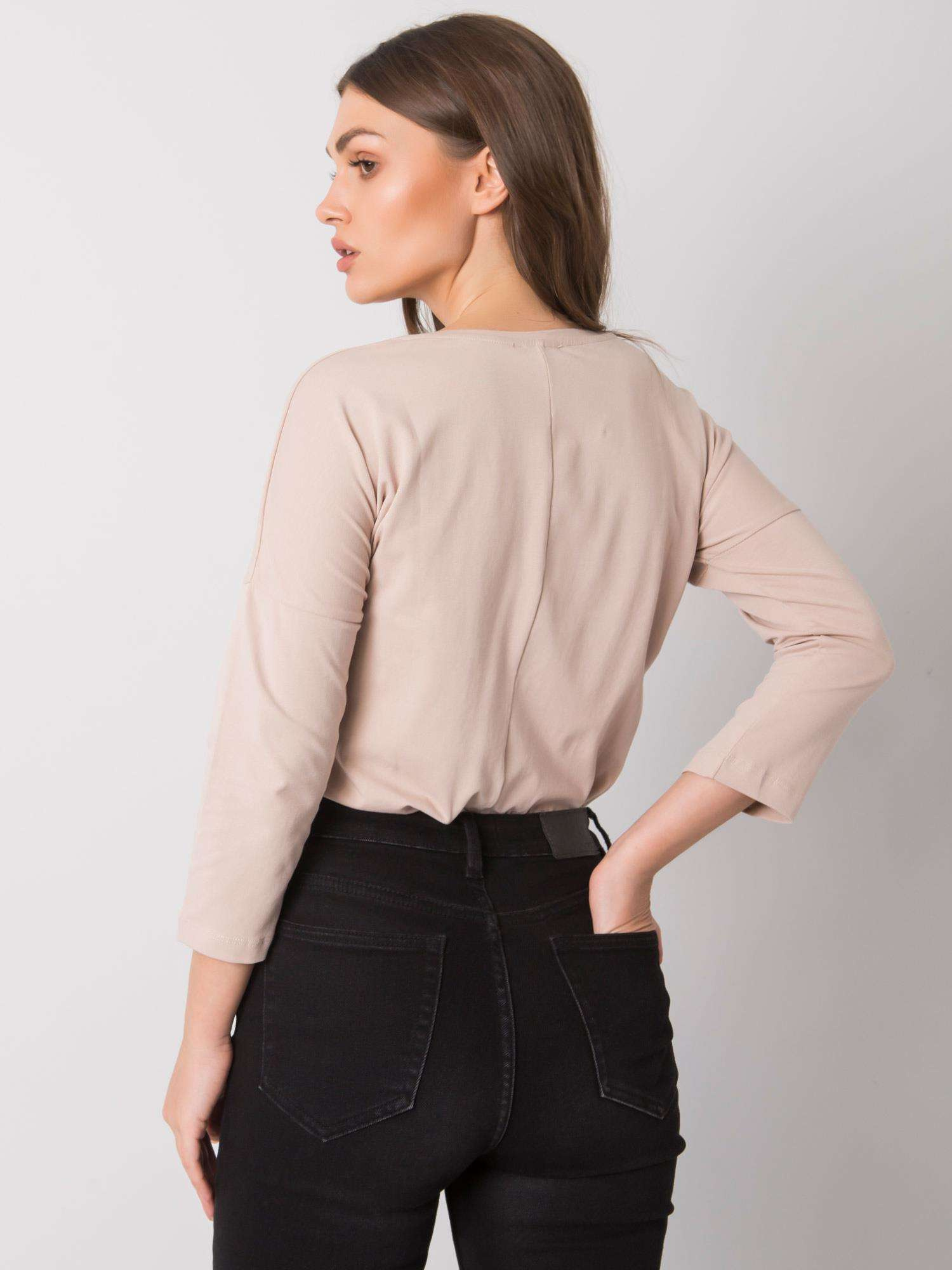 Bluzka Beżowy - obrazek 3