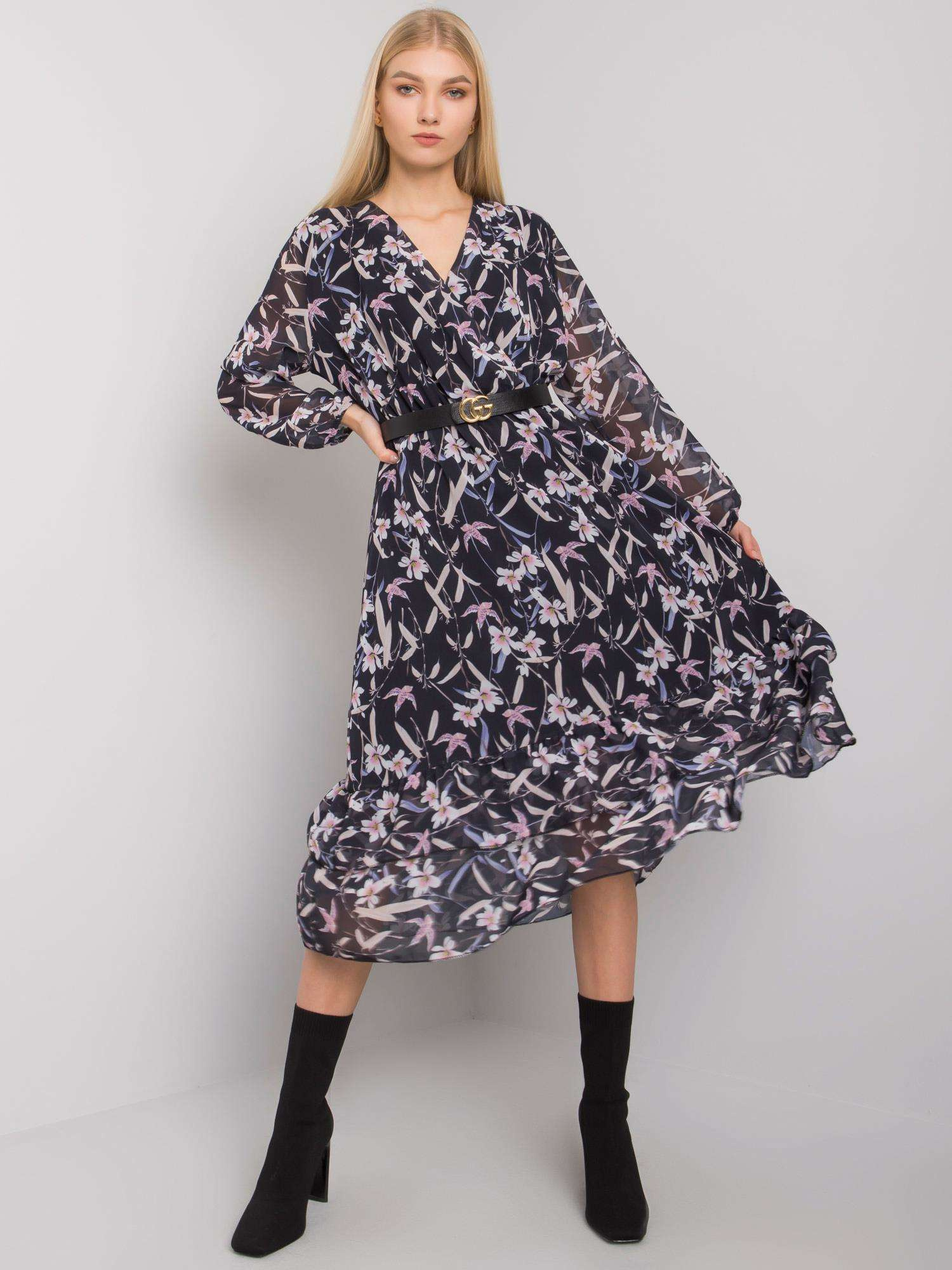 Sukienka Granatowy - obrazek 3