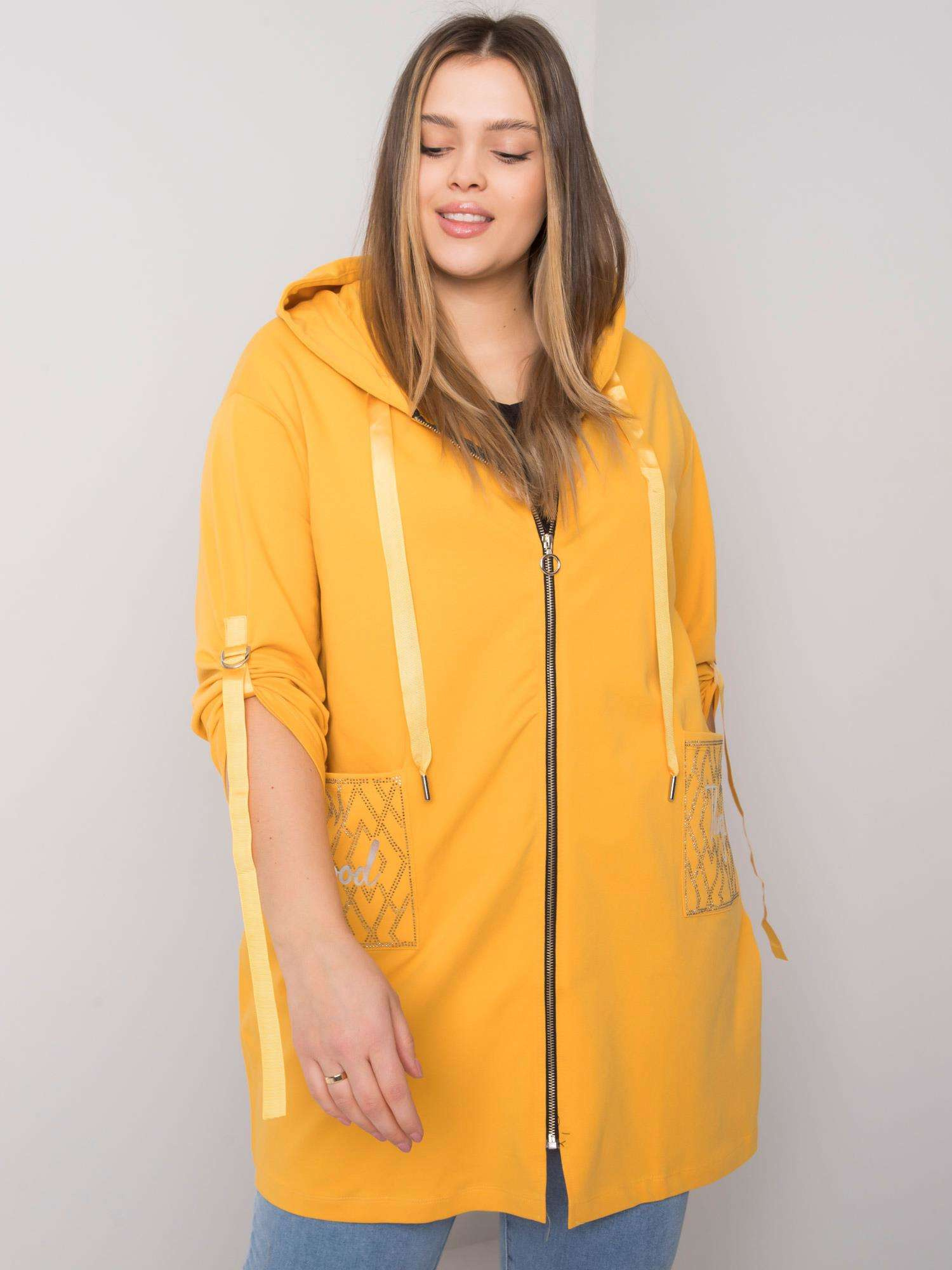 Bluza Ciemny żółty - obrazek 3