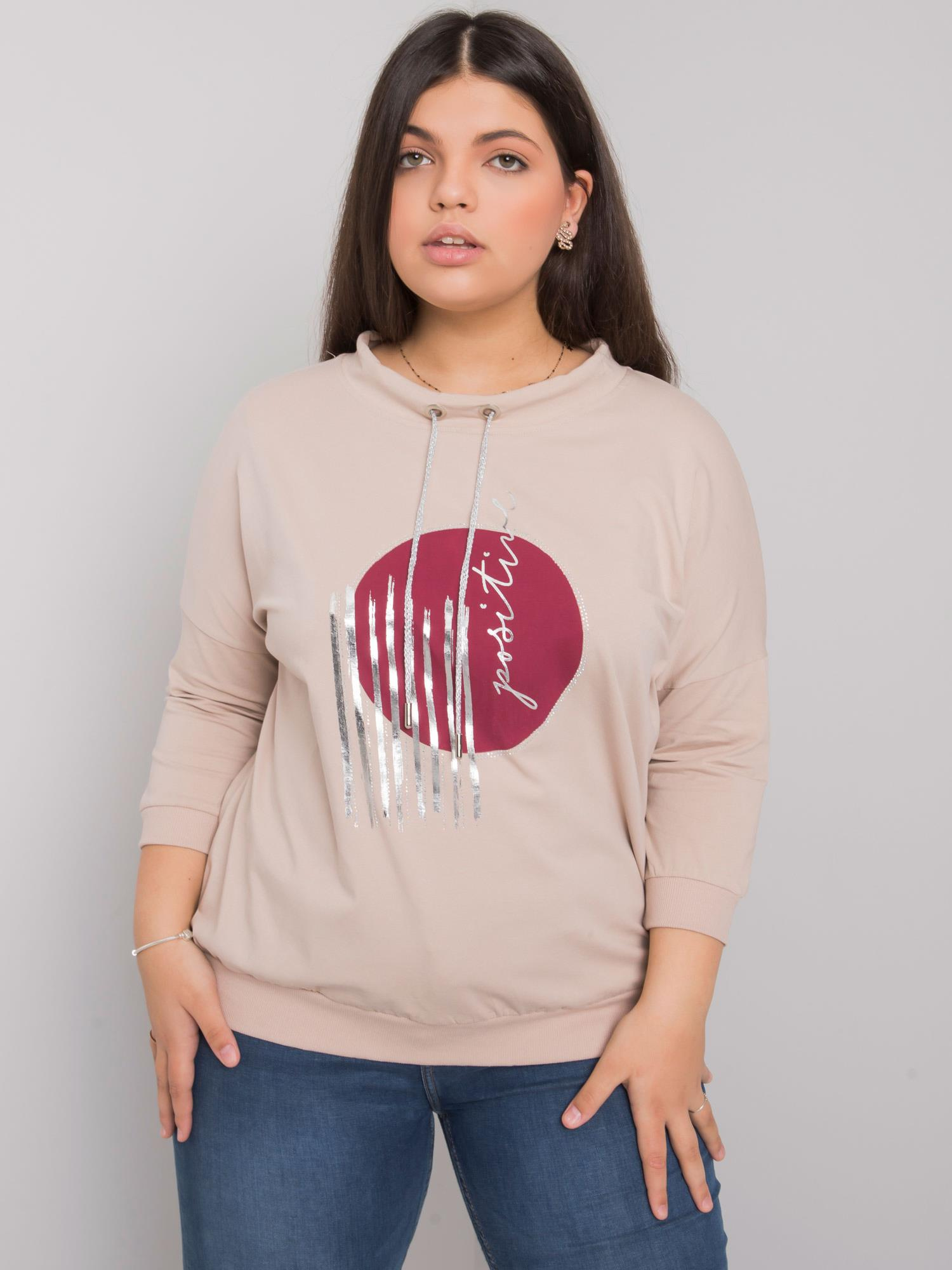 Bluzka Beżowy - obrazek 3