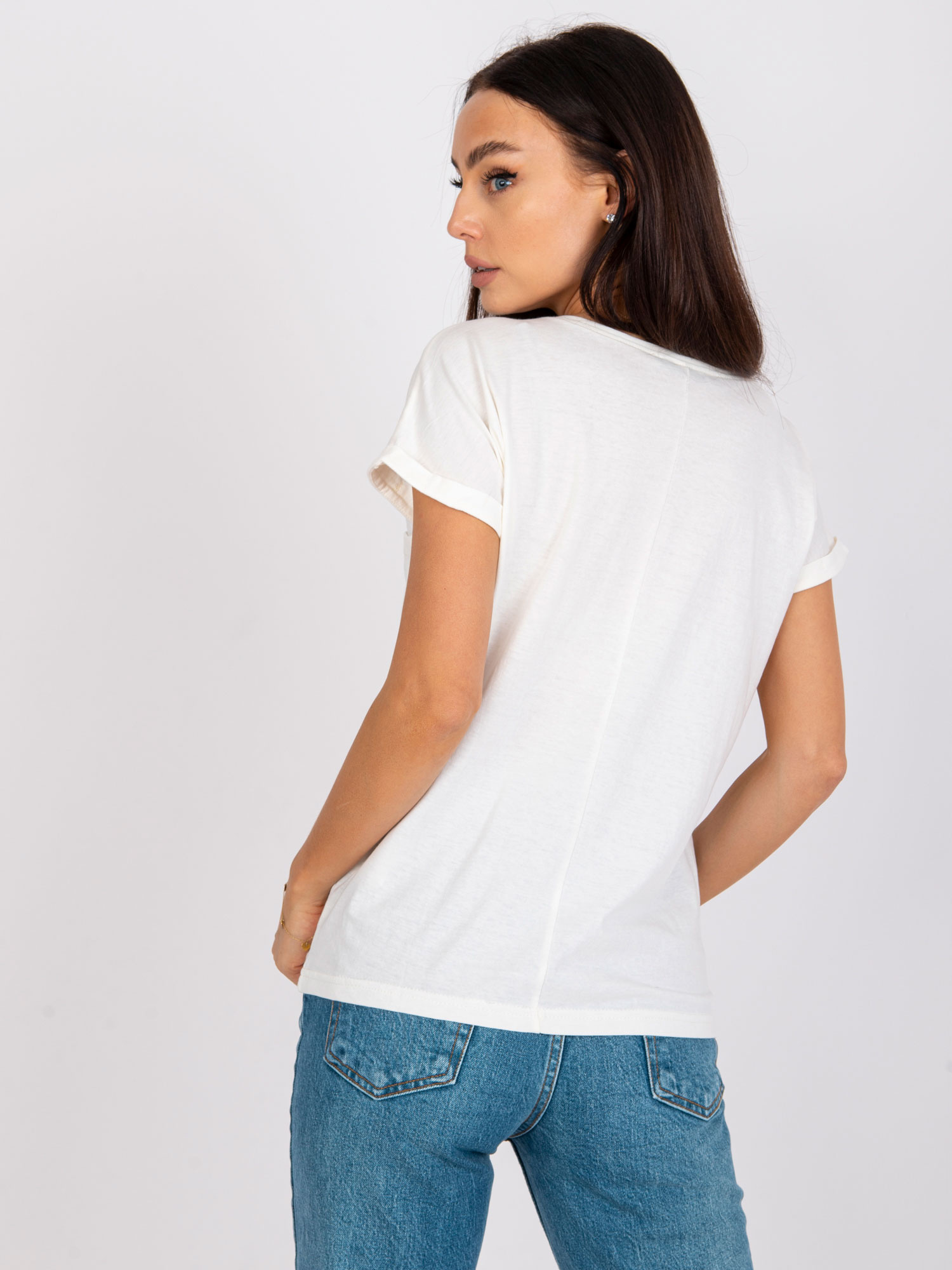 T-shirt Ecru - obrazek 3