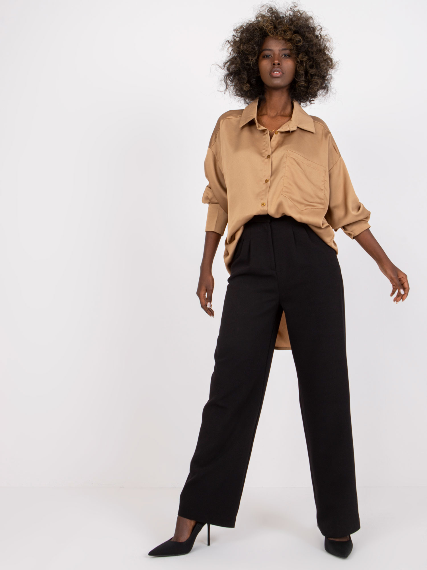 Koszula Ciemny bezowy - obrazek 3