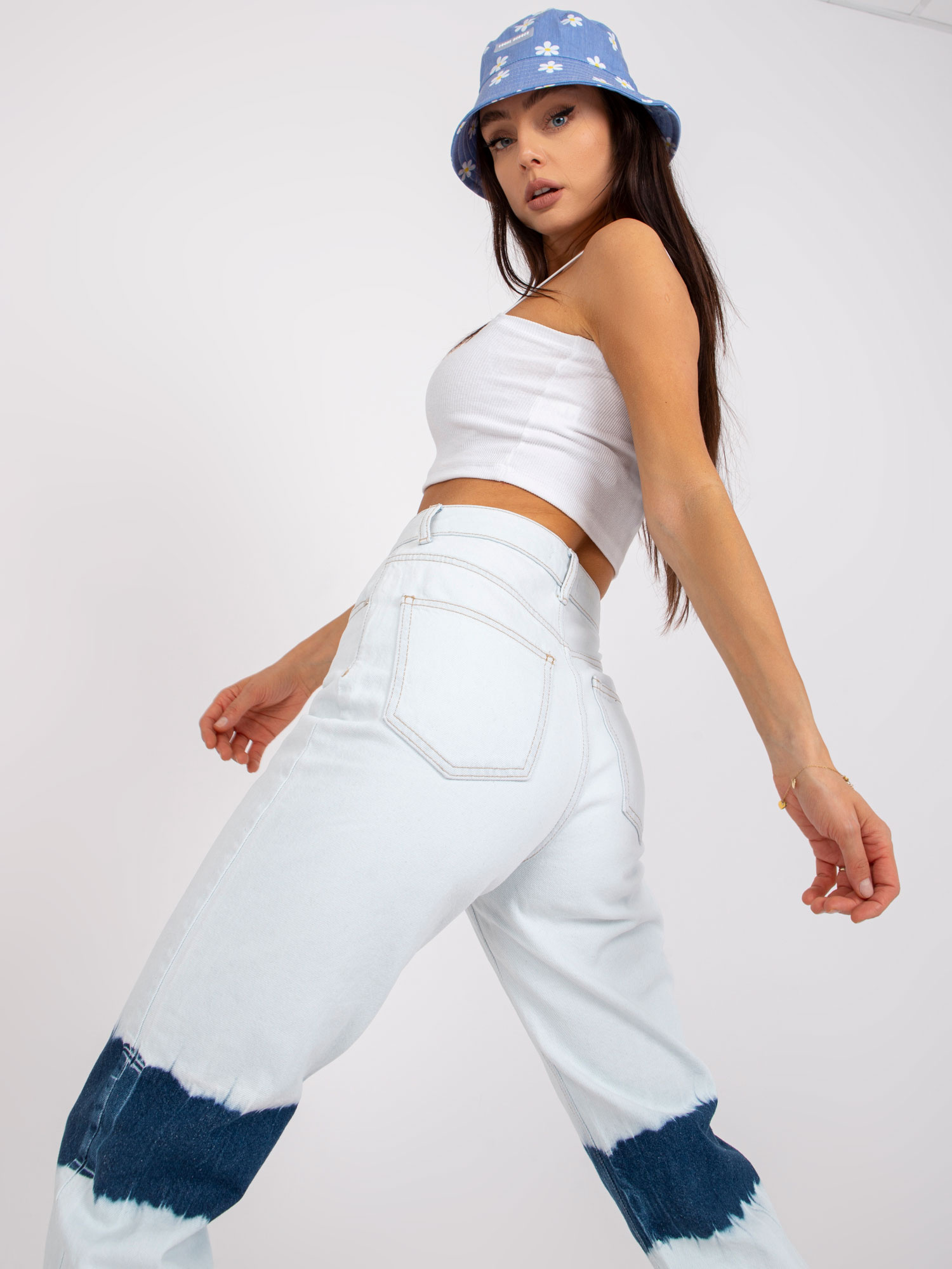 Spodnie jeans Jasny niebieski - obrazek 3