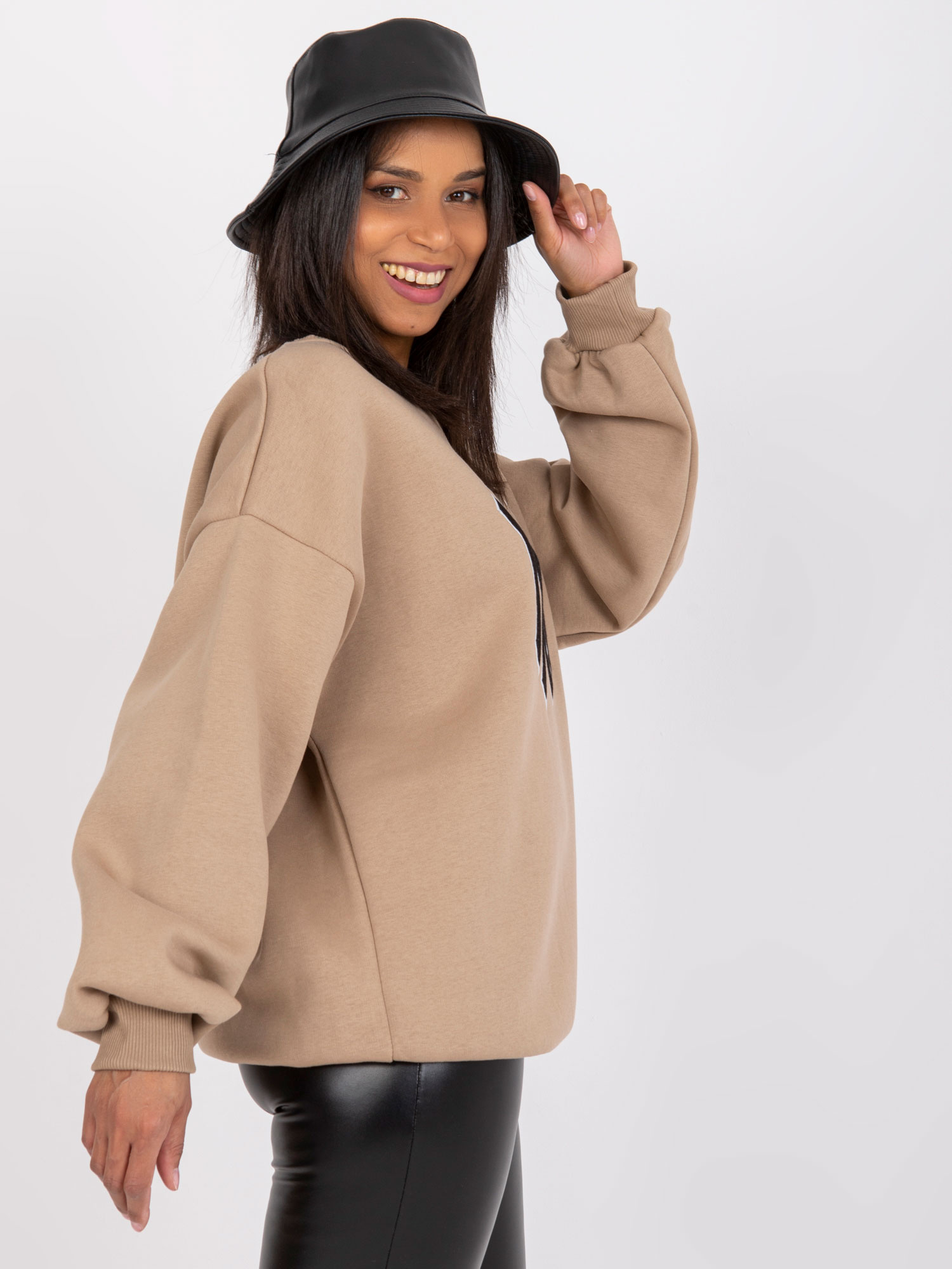 Bluza Ciemny bezowy - obrazek 3