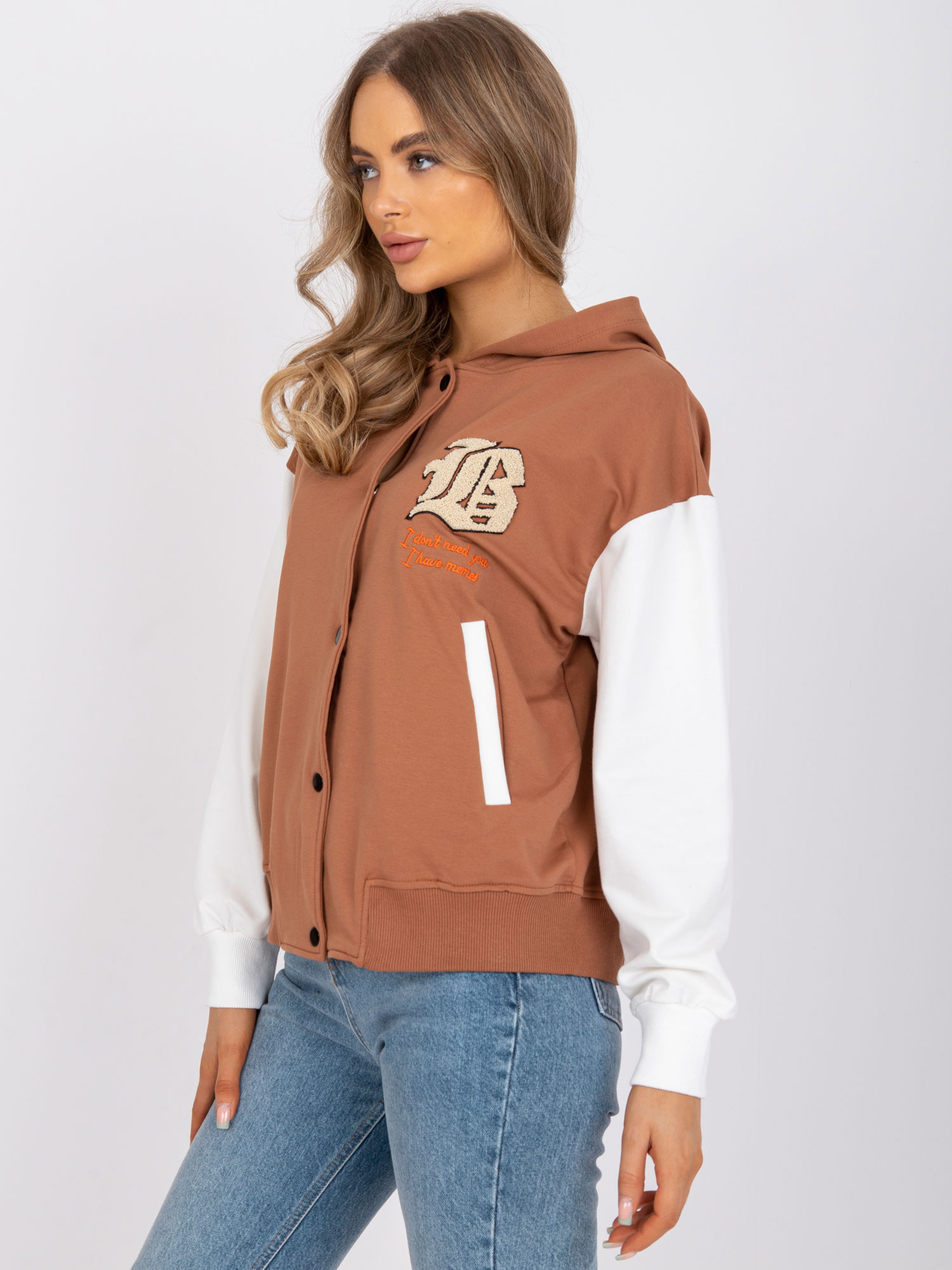 Bluza Jasny brązowy - obrazek 3