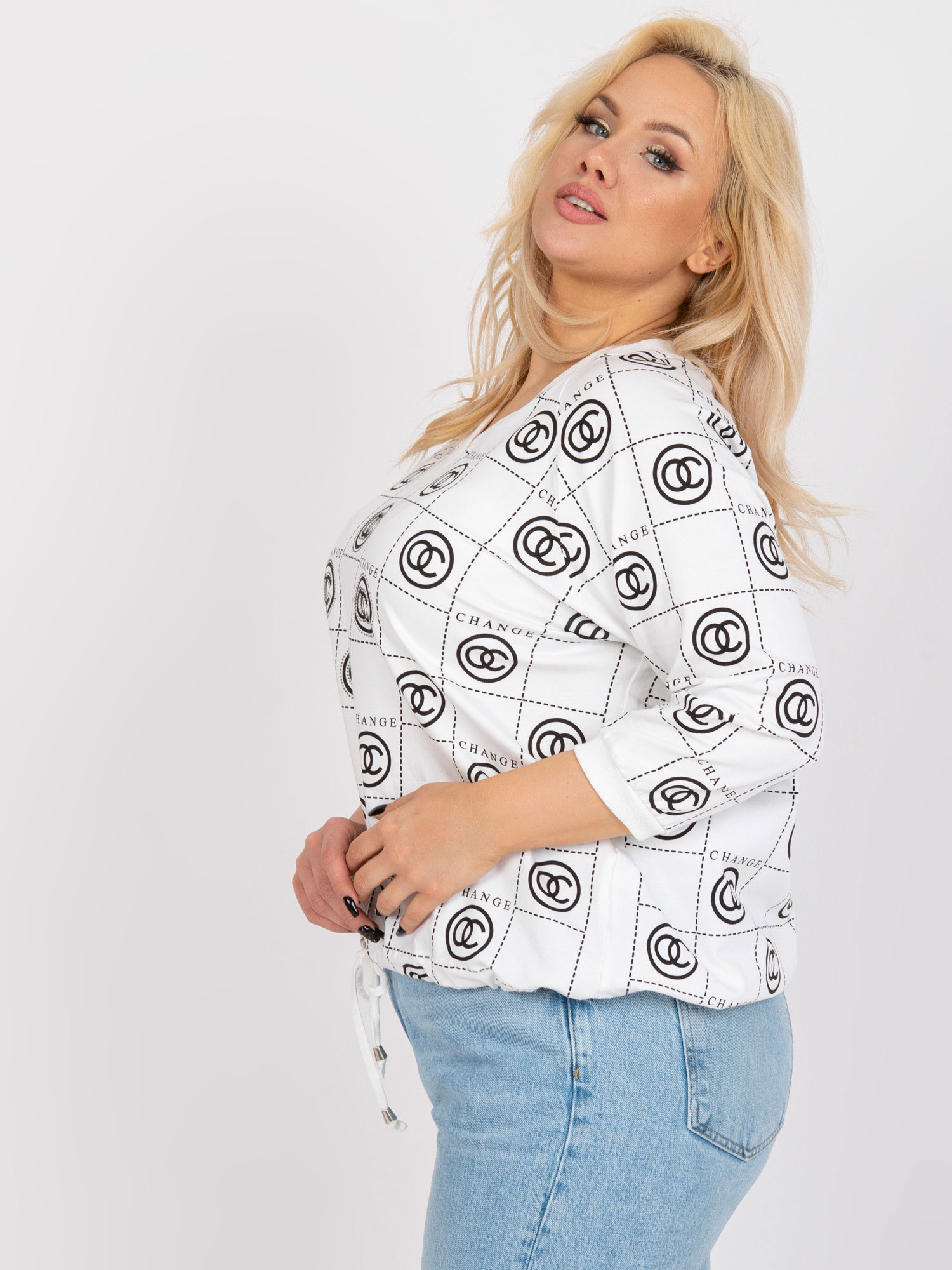 Bluzka Biały - obrazek 3