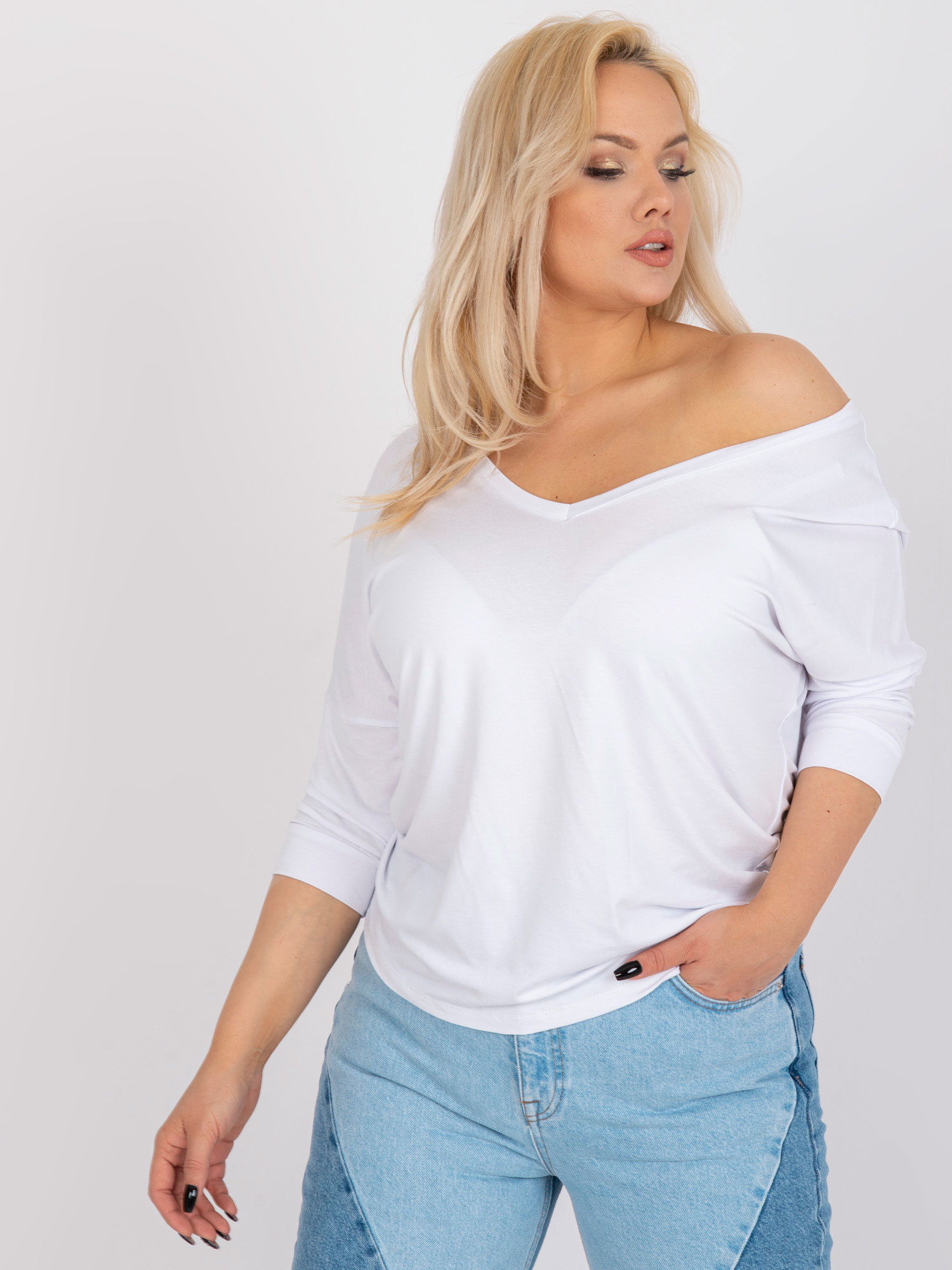 Bluzka Biały - obrazek 3