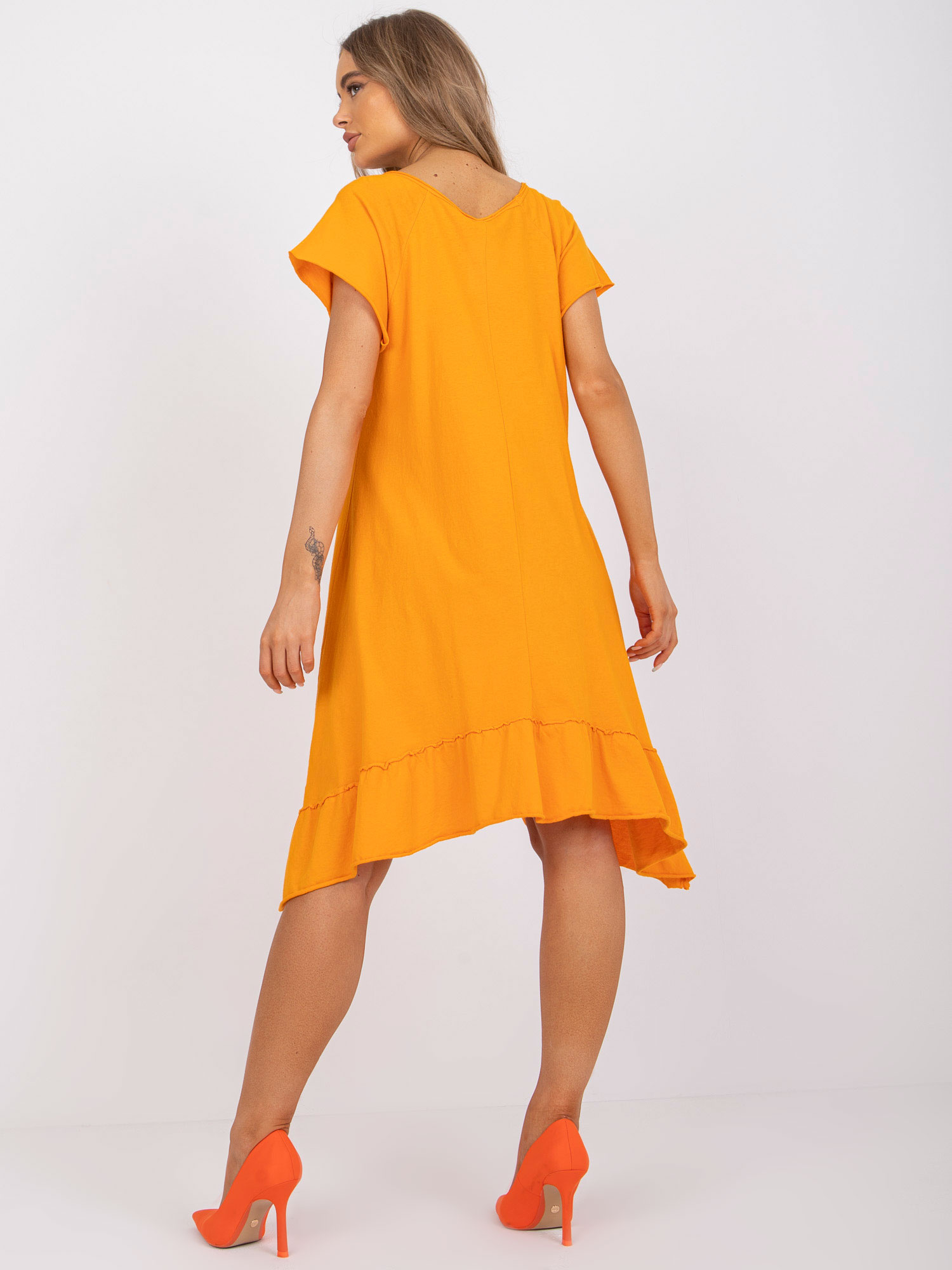 Sukienka Pomarańczowy - obrazek 3