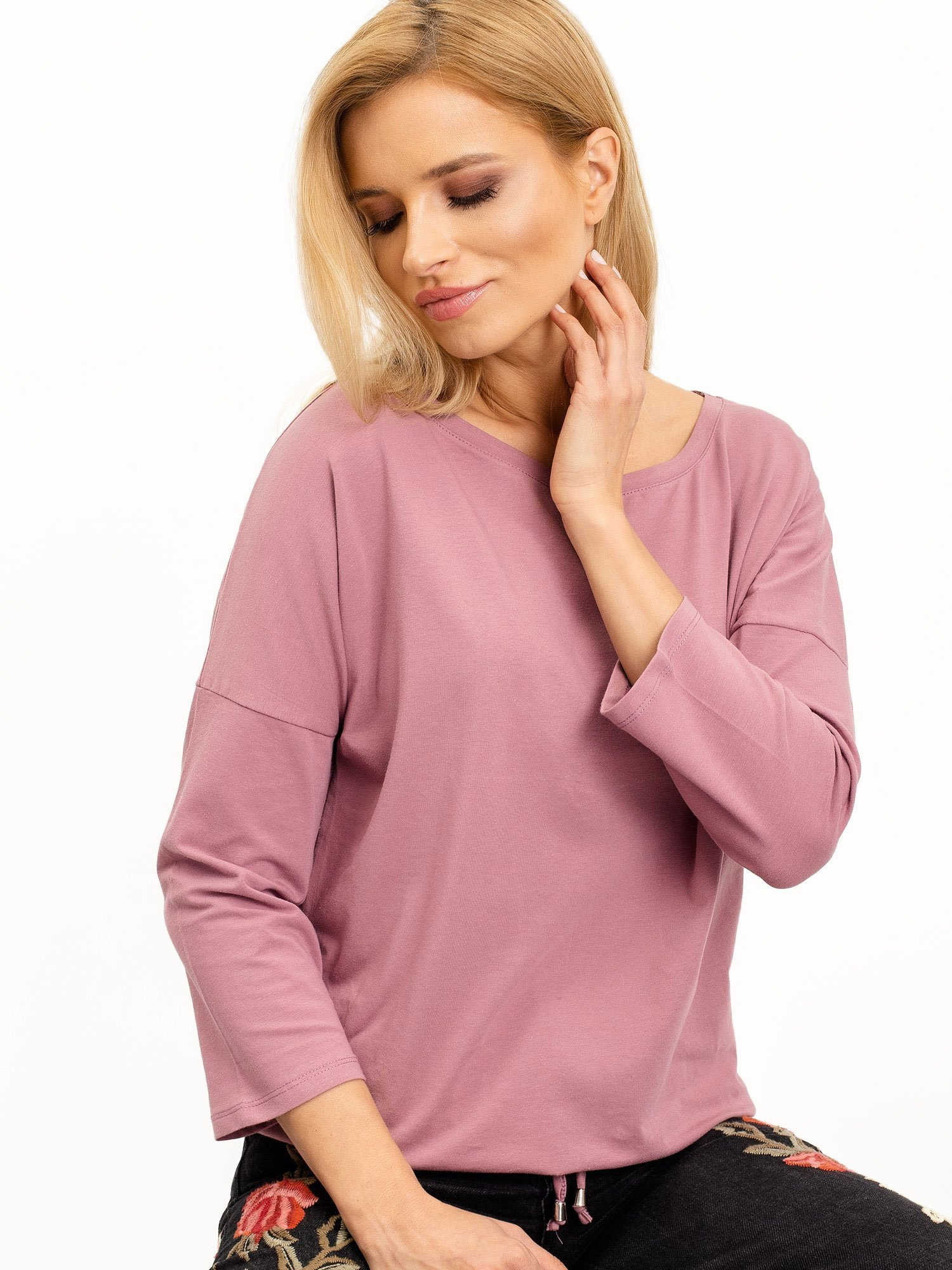 Bluzka Ciemny różowy - obrazek 3