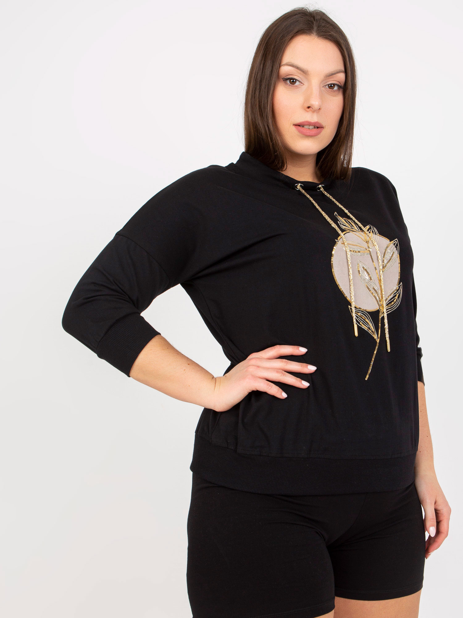 Bluzka Czarny - obrazek 3