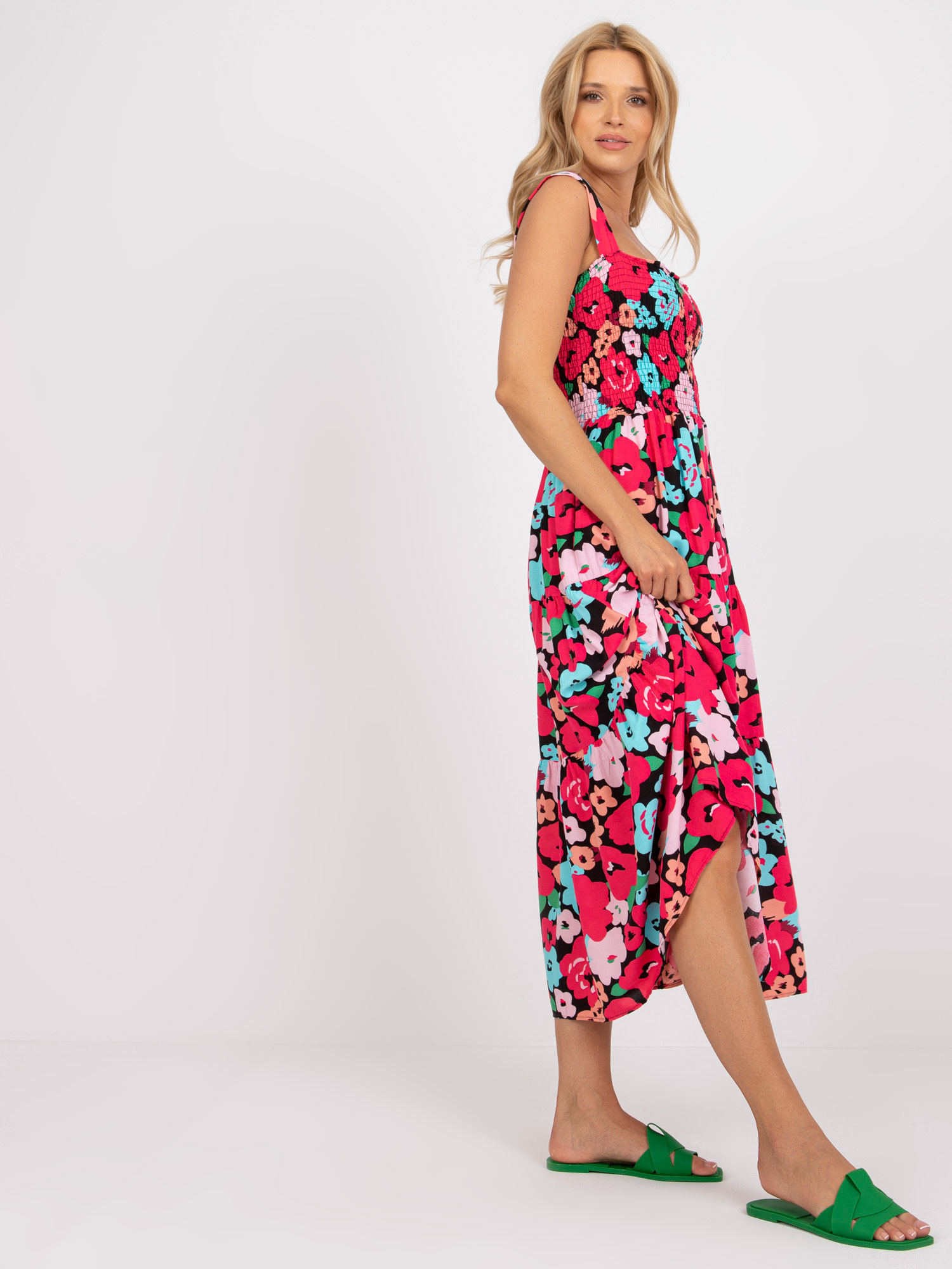 Sukienka Czarno-różowy - obrazek 3