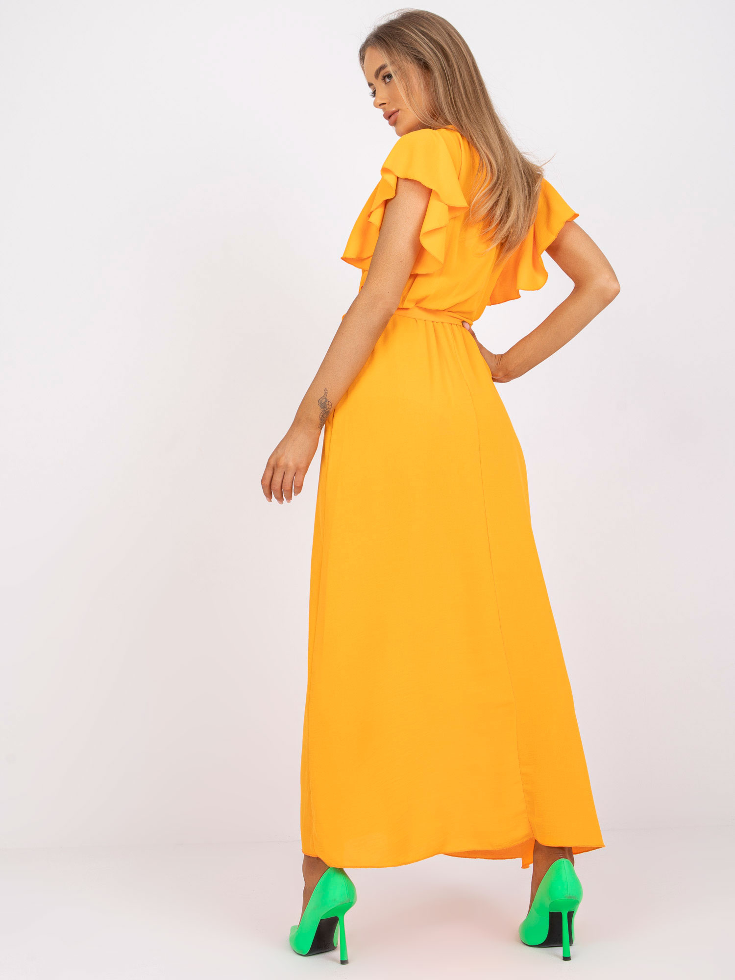 Sukienka Jasny pomarańczowy - obrazek 3