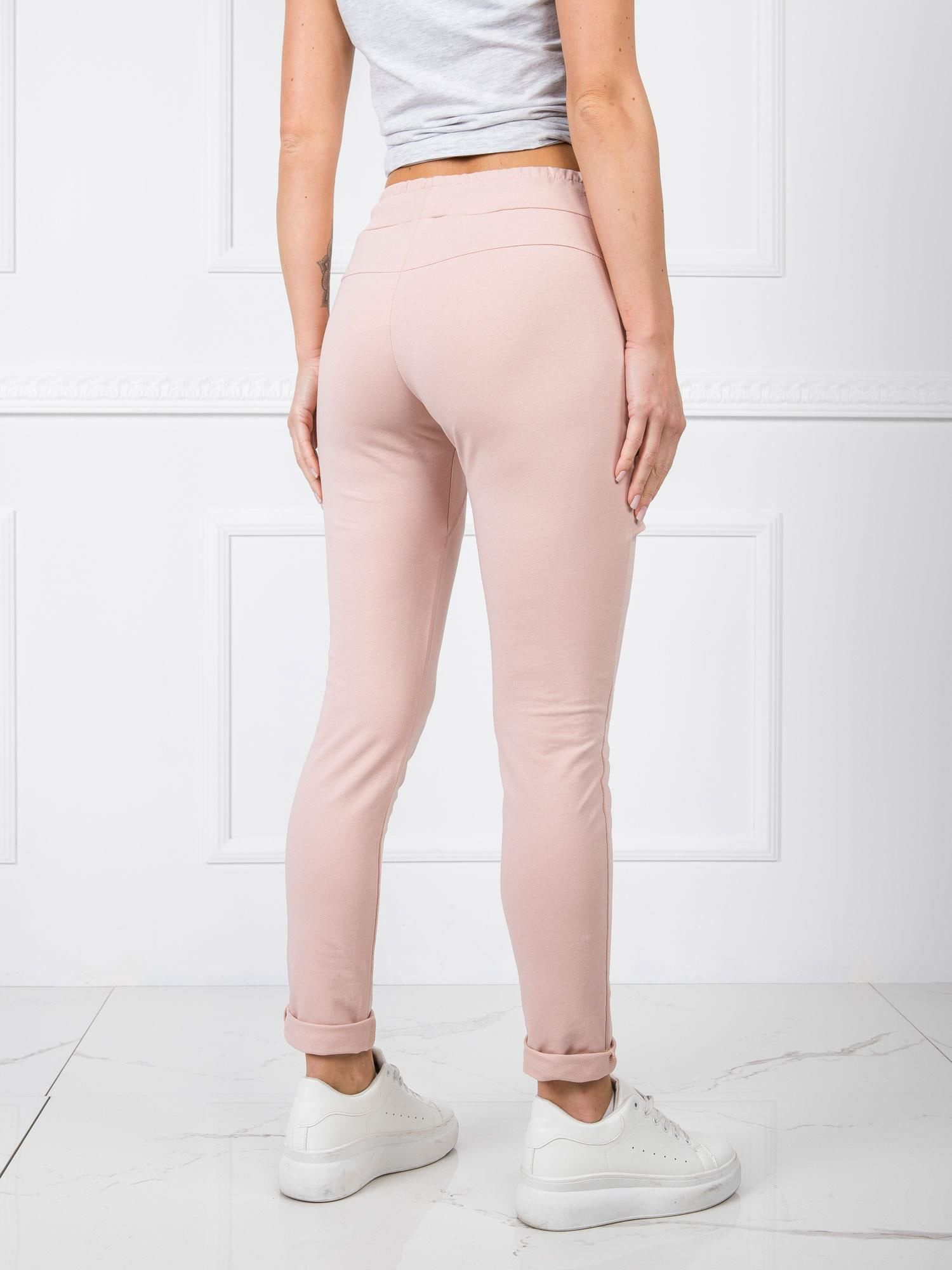 Spodnie dresowe Jasny różowy - obrazek 3