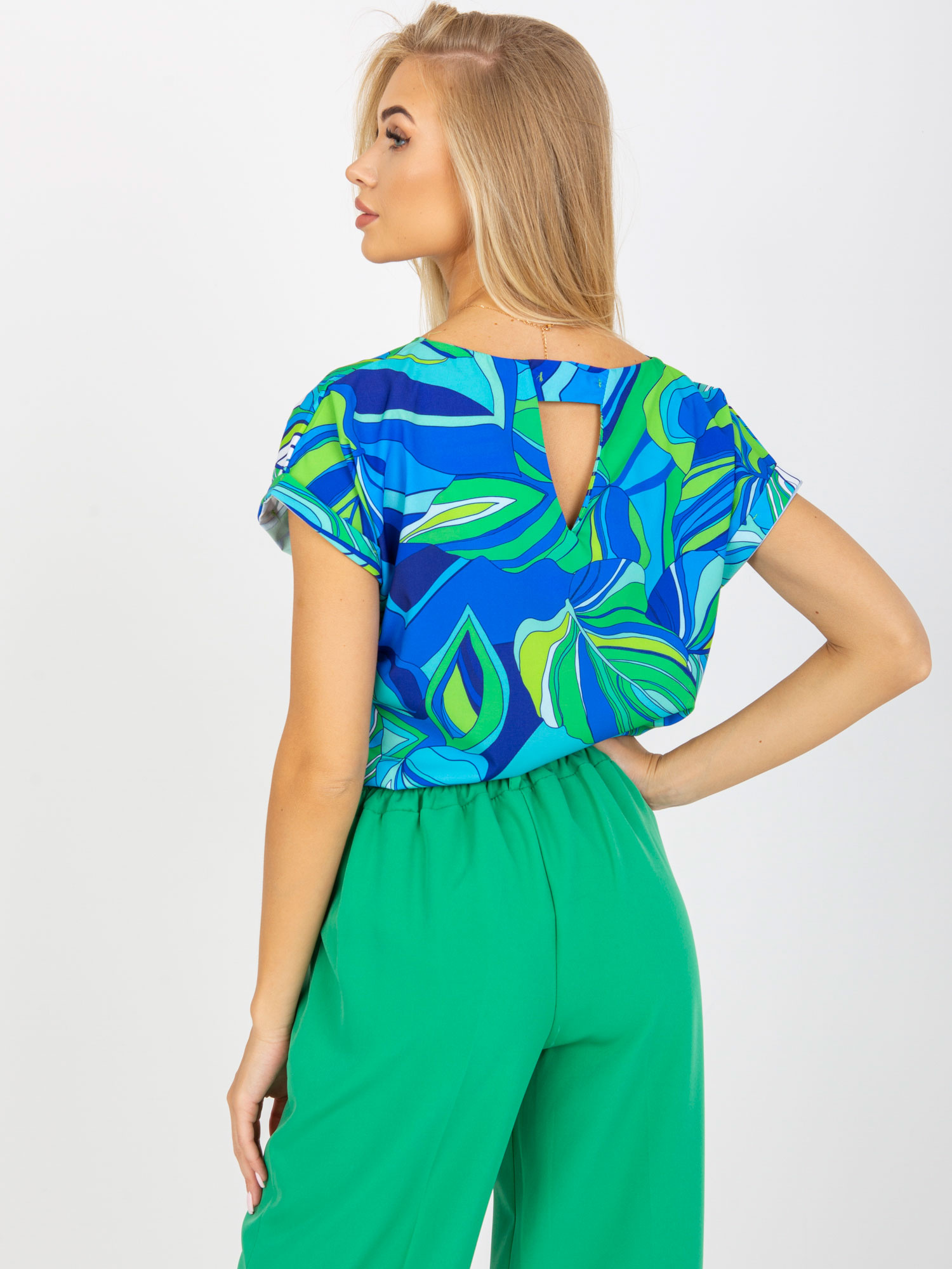 Bluzka Niebieski - obrazek 3