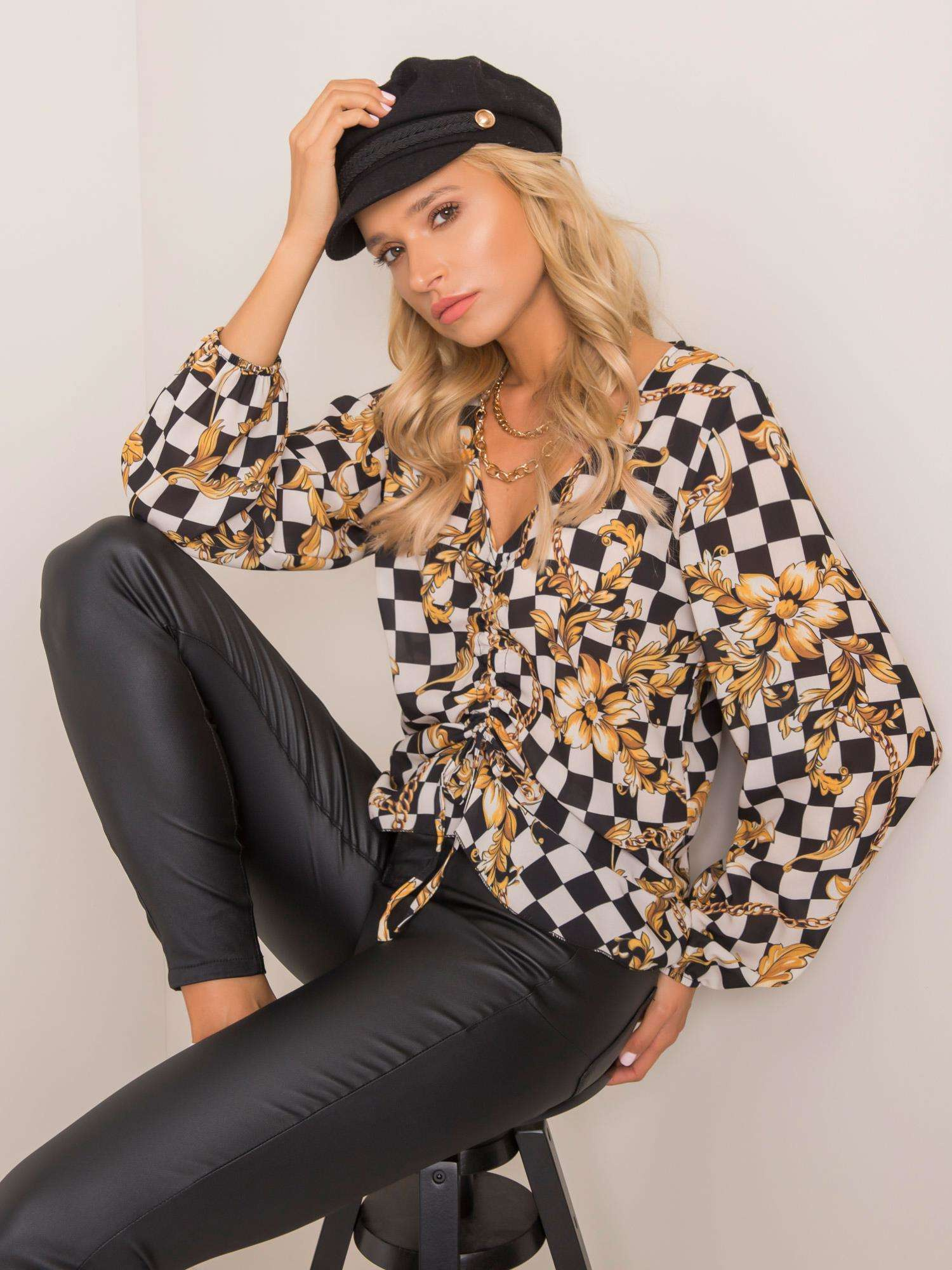 Bluzka Czarno-biały - obrazek 3