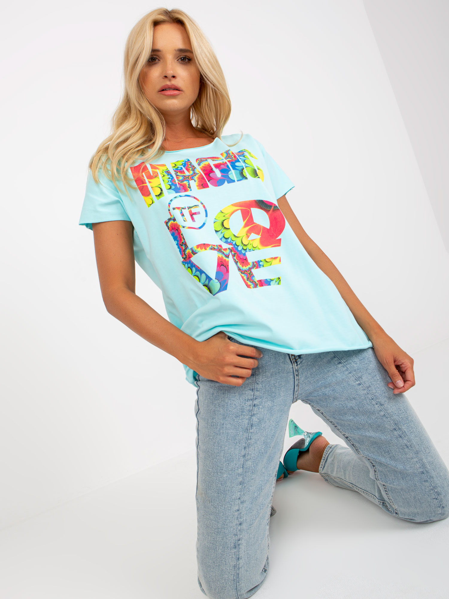 Bluzka Jasny niebieski - obrazek 3