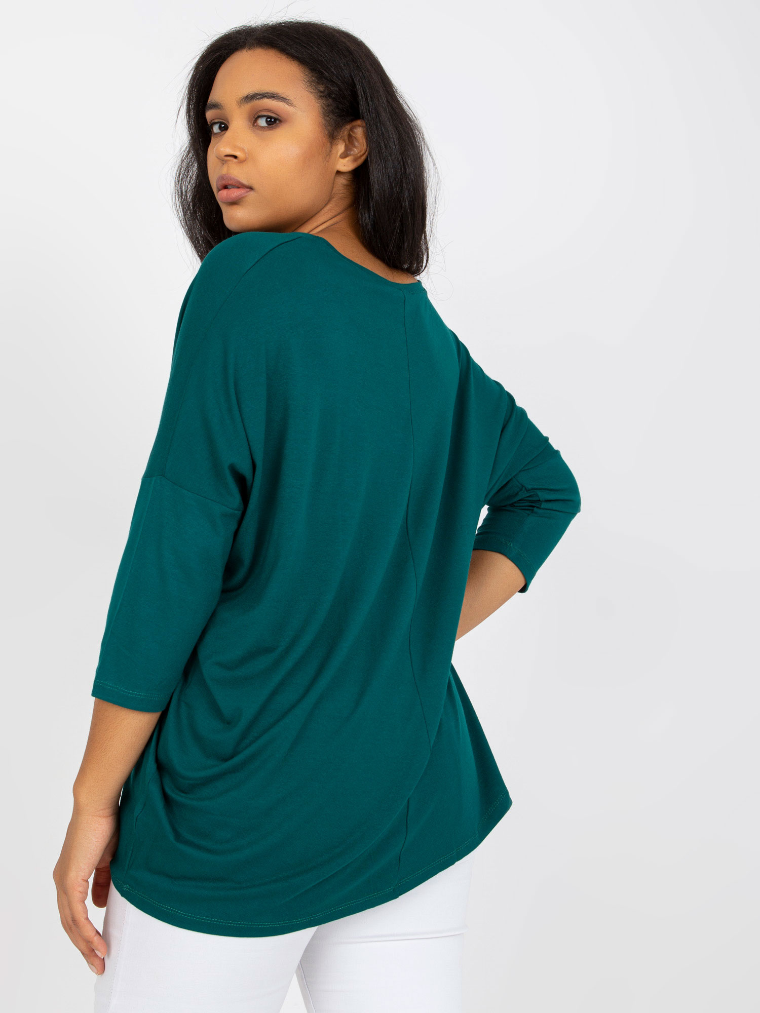 Bluzka Ciemny zielony - obrazek 3