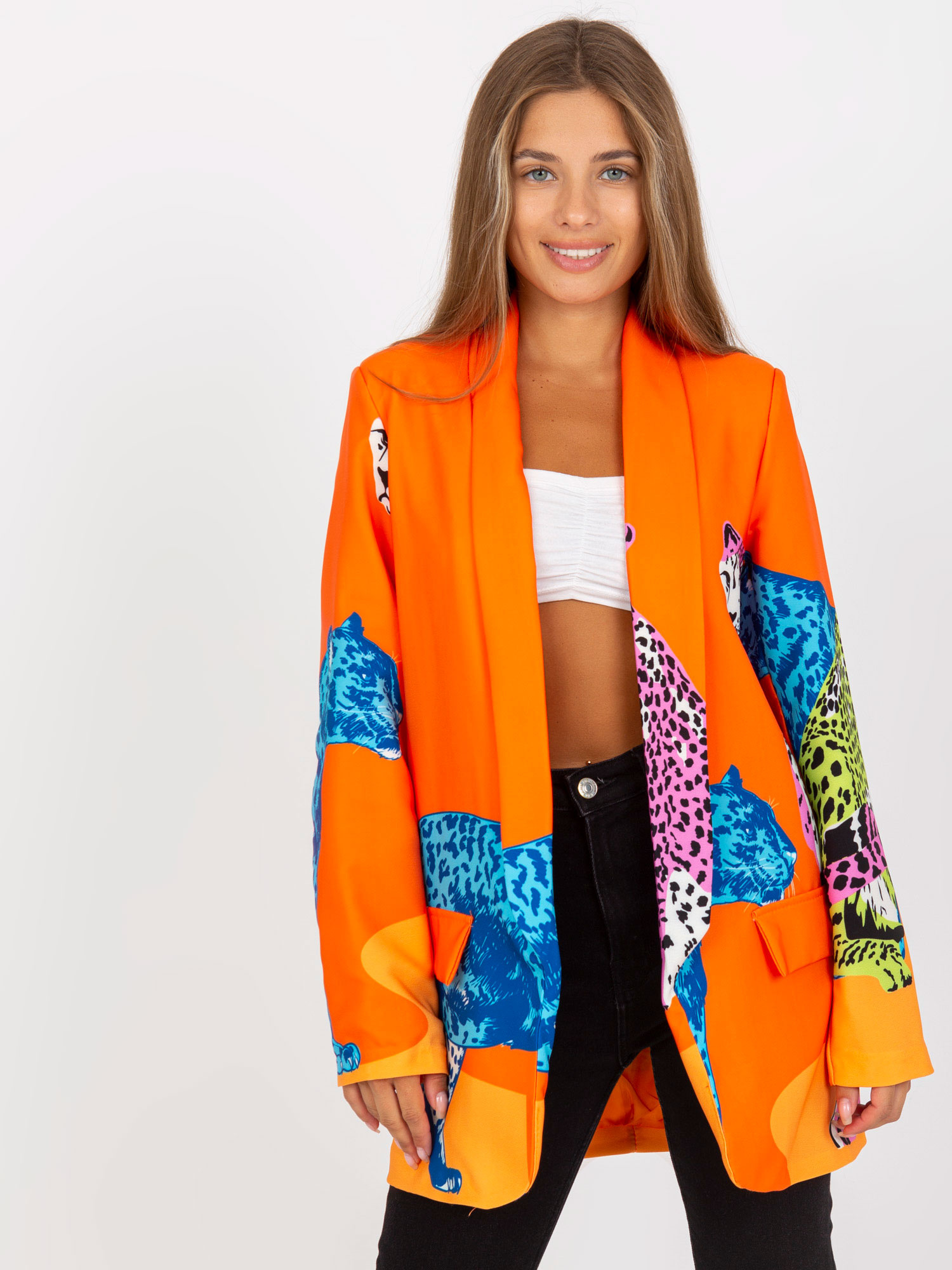 Marynarka Pomarańczowy - obrazek 3