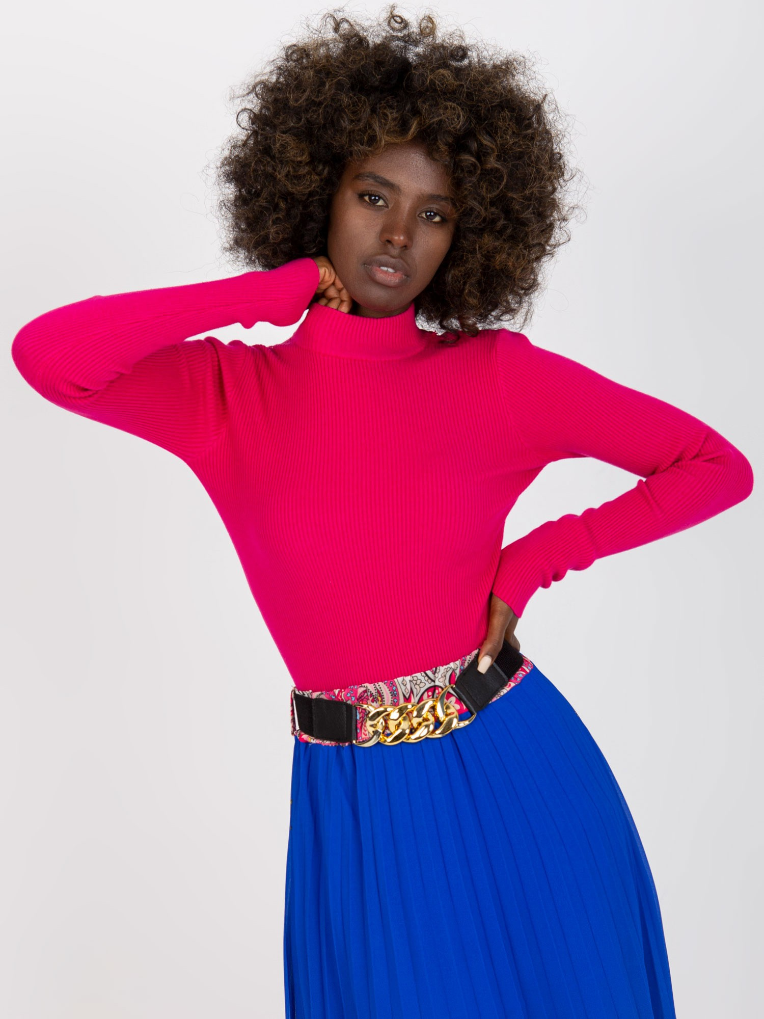 Sweter Fuksjowy - obrazek 3