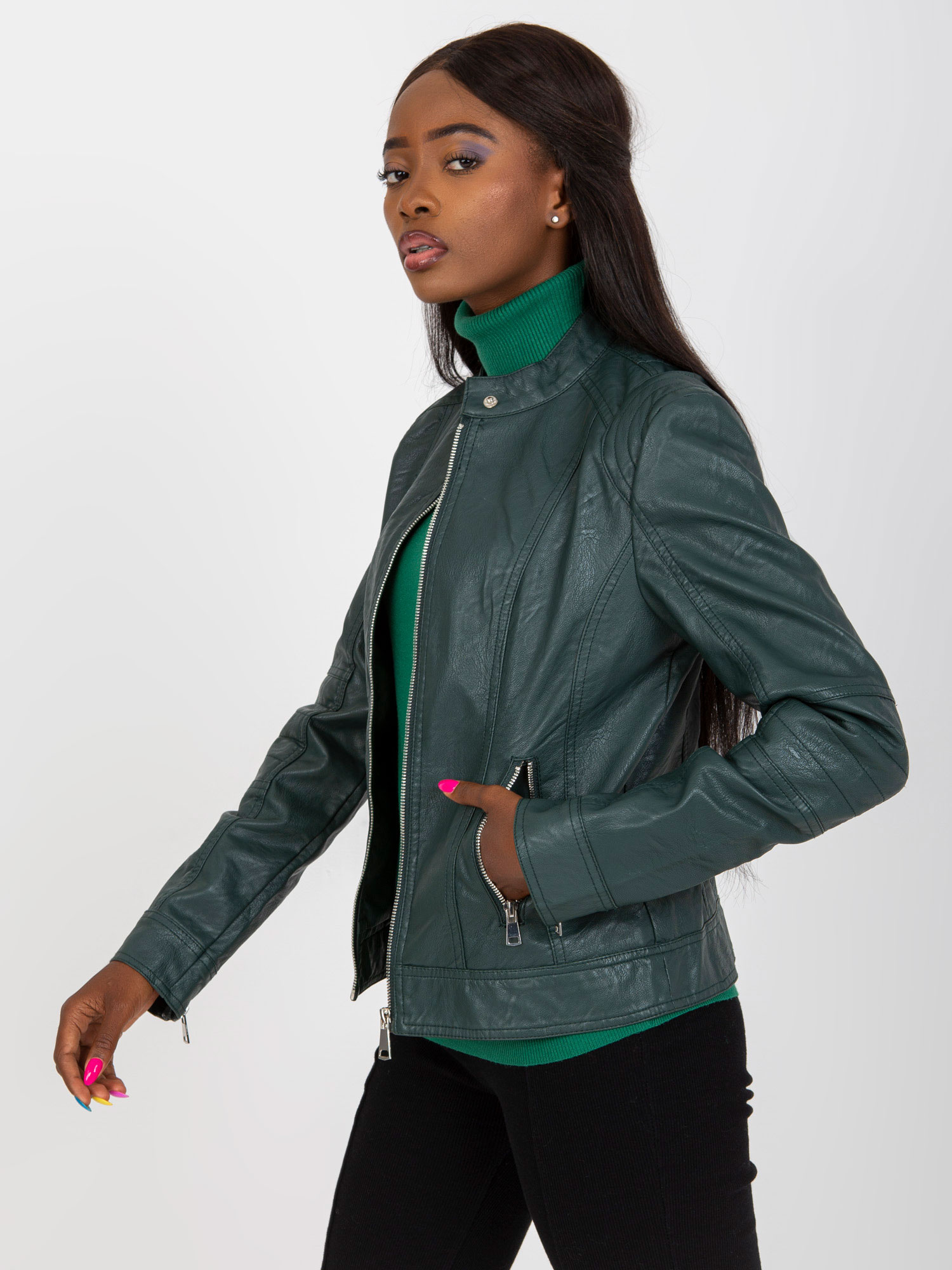 Kurtka Ciemny zielony - obrazek 3