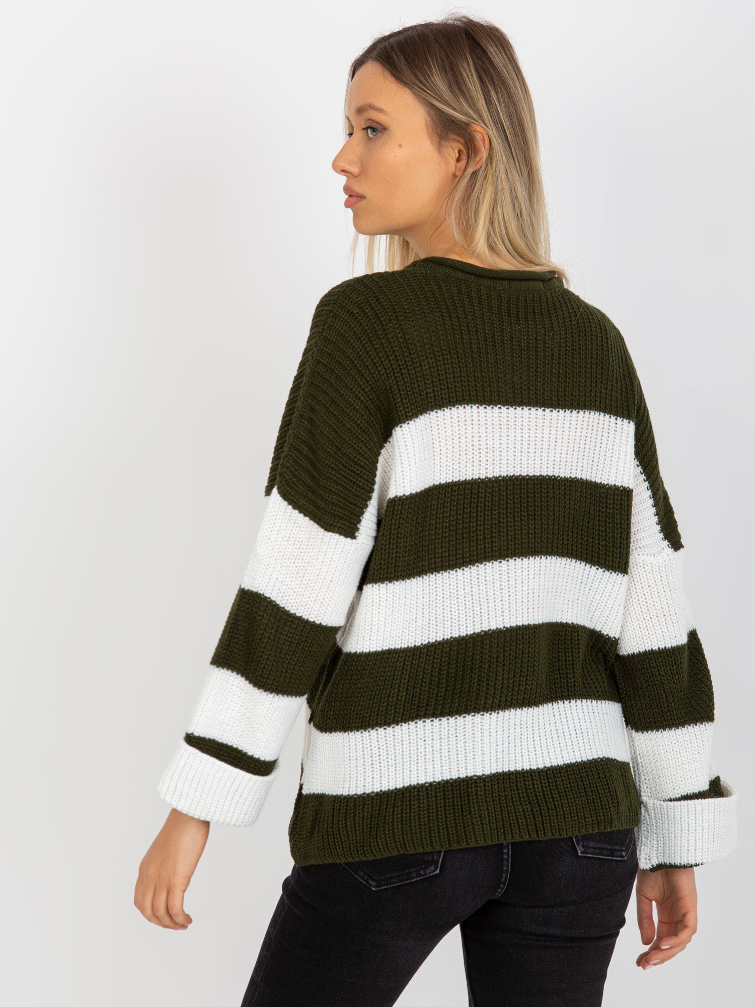 Sweter Khaki - obrazek 4