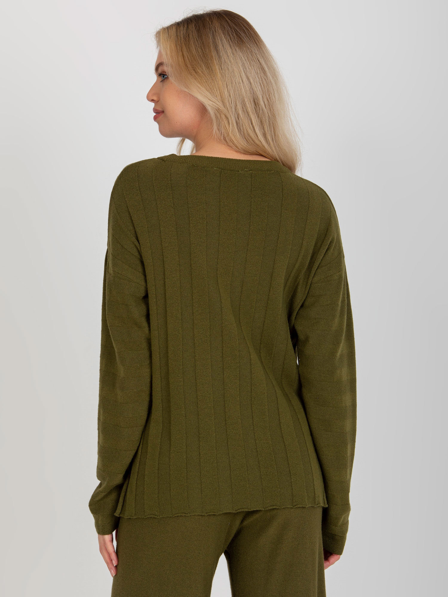 Sweter Khaki - obrazek 4