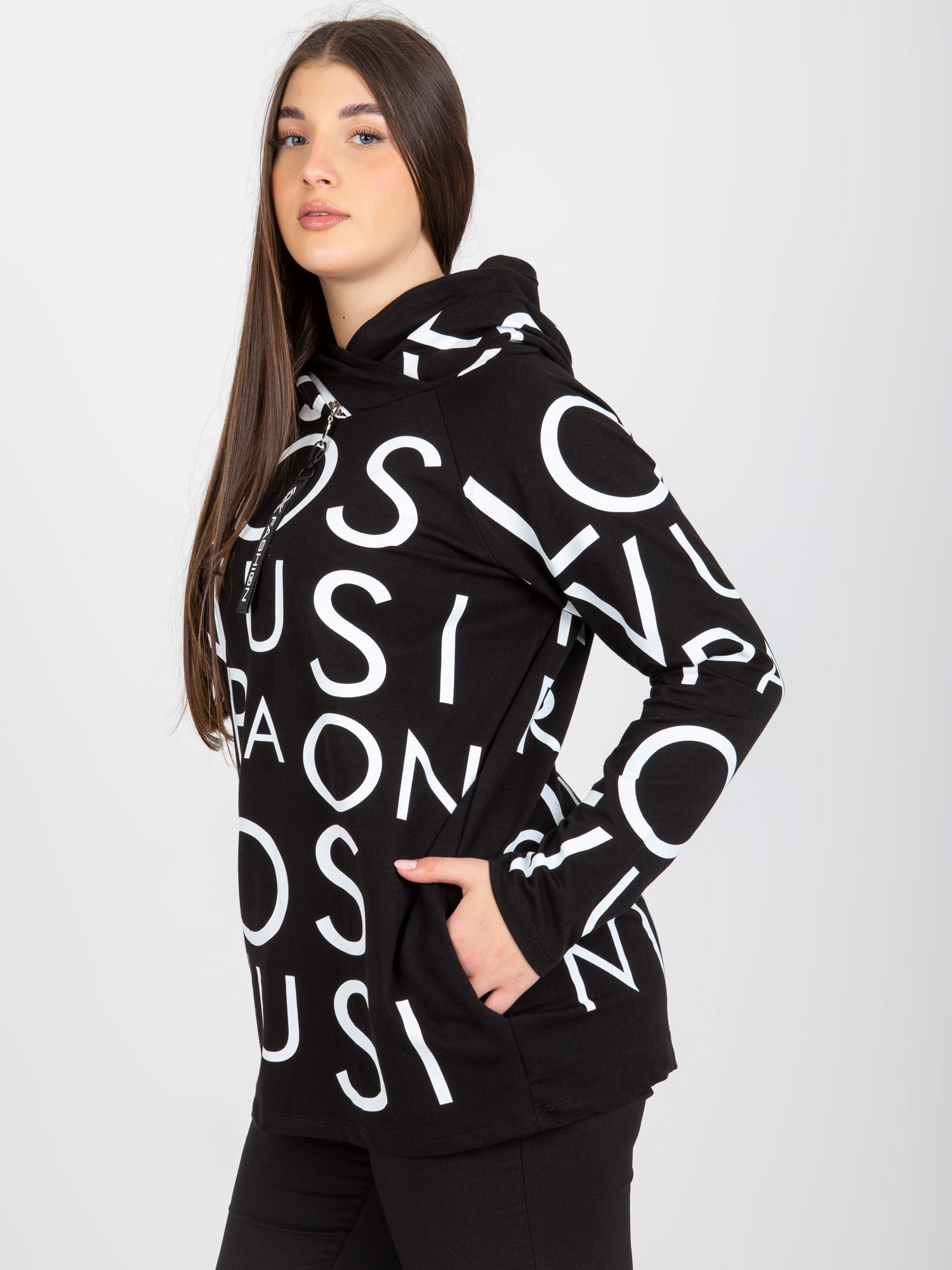 Bluza Czarny - obrazek 4