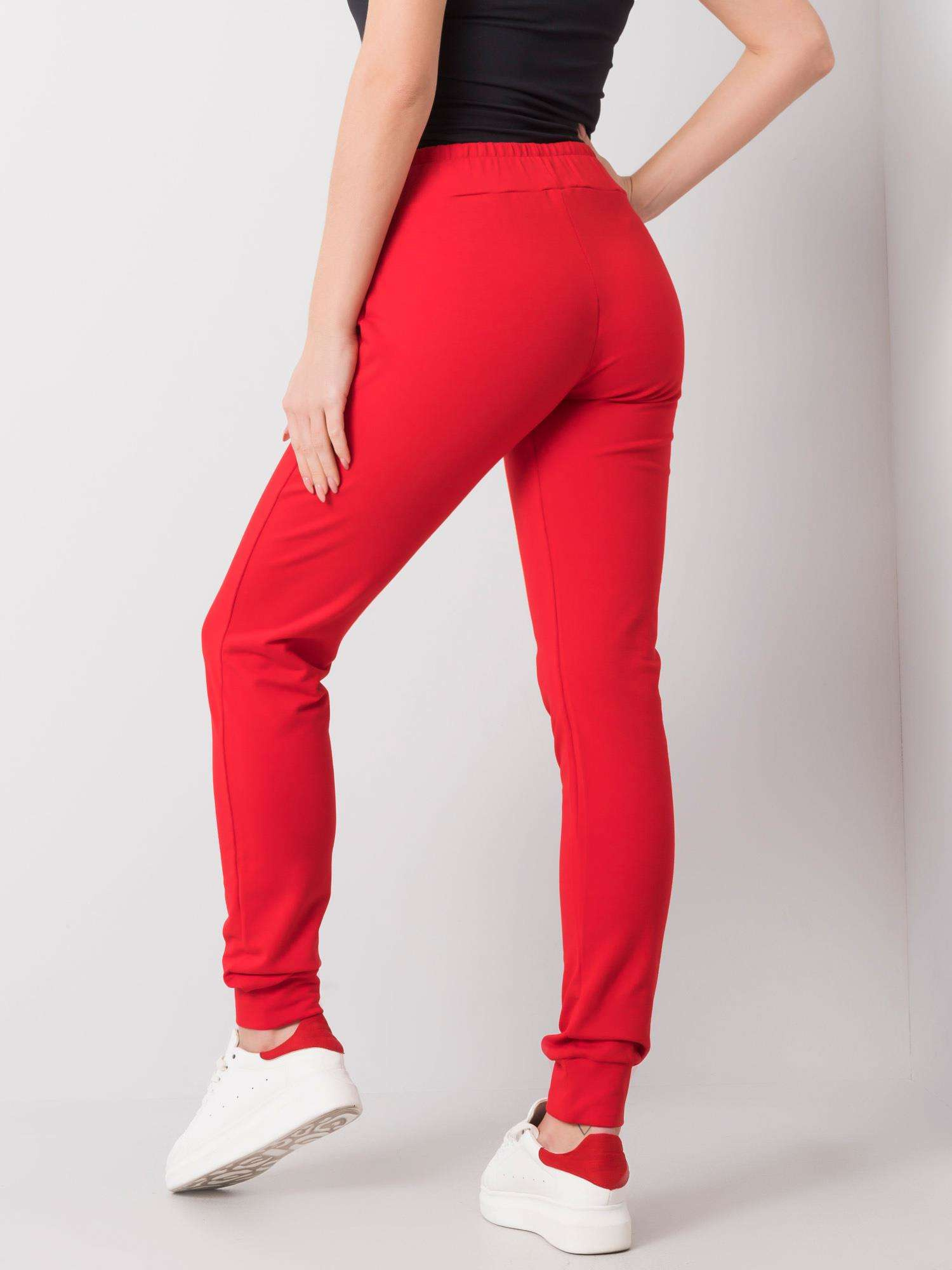 Spodnie dresowe Czerwony - obrazek 4