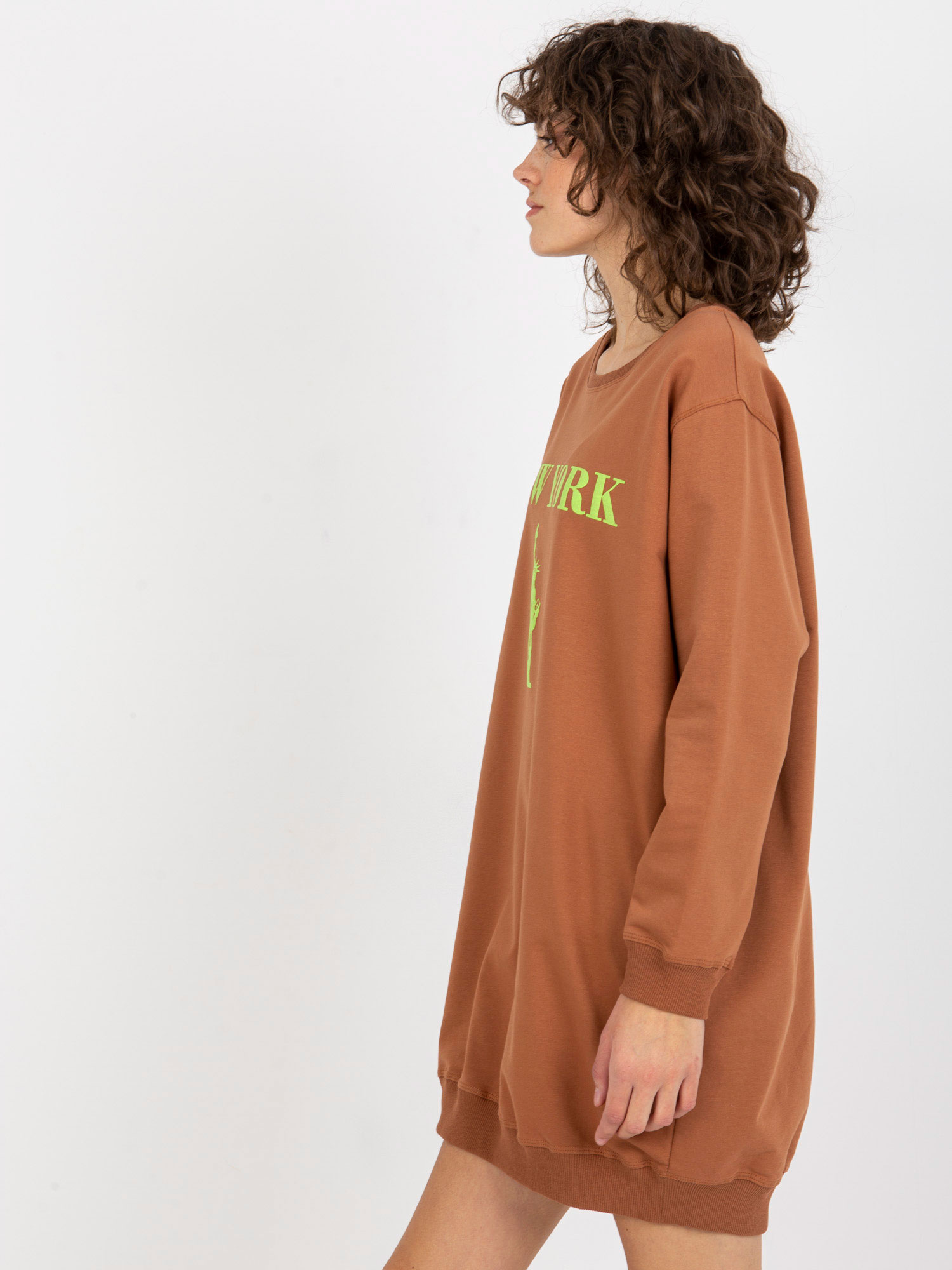 Bluza Brązowo-zielony - obrazek 4