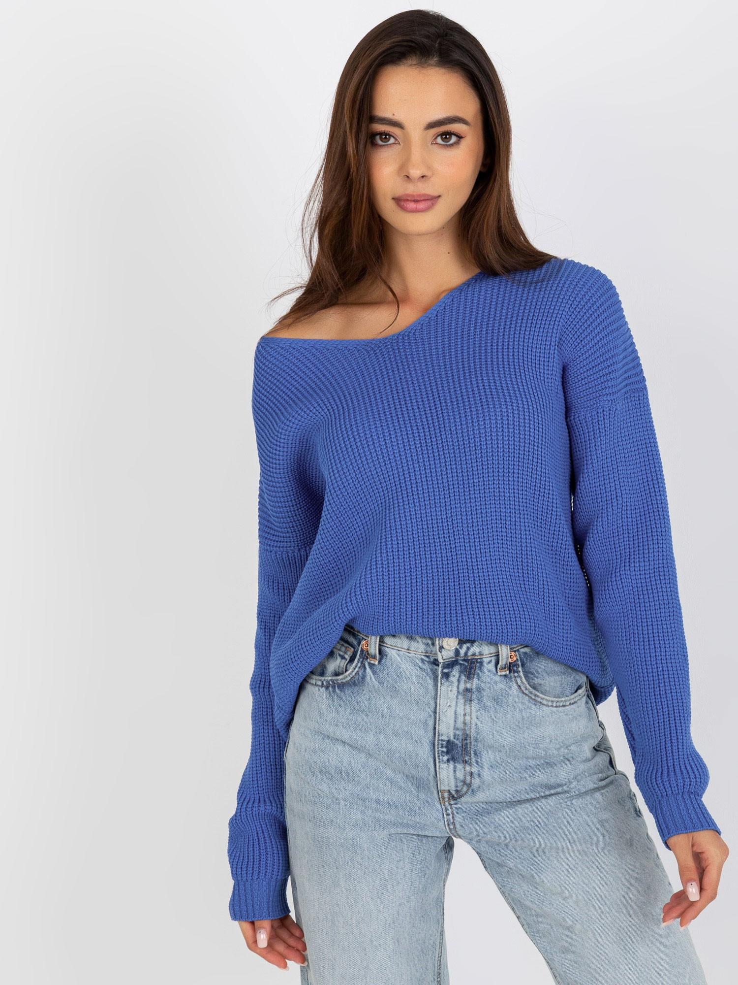 Sweter Ciemny niebieski - obrazek 4