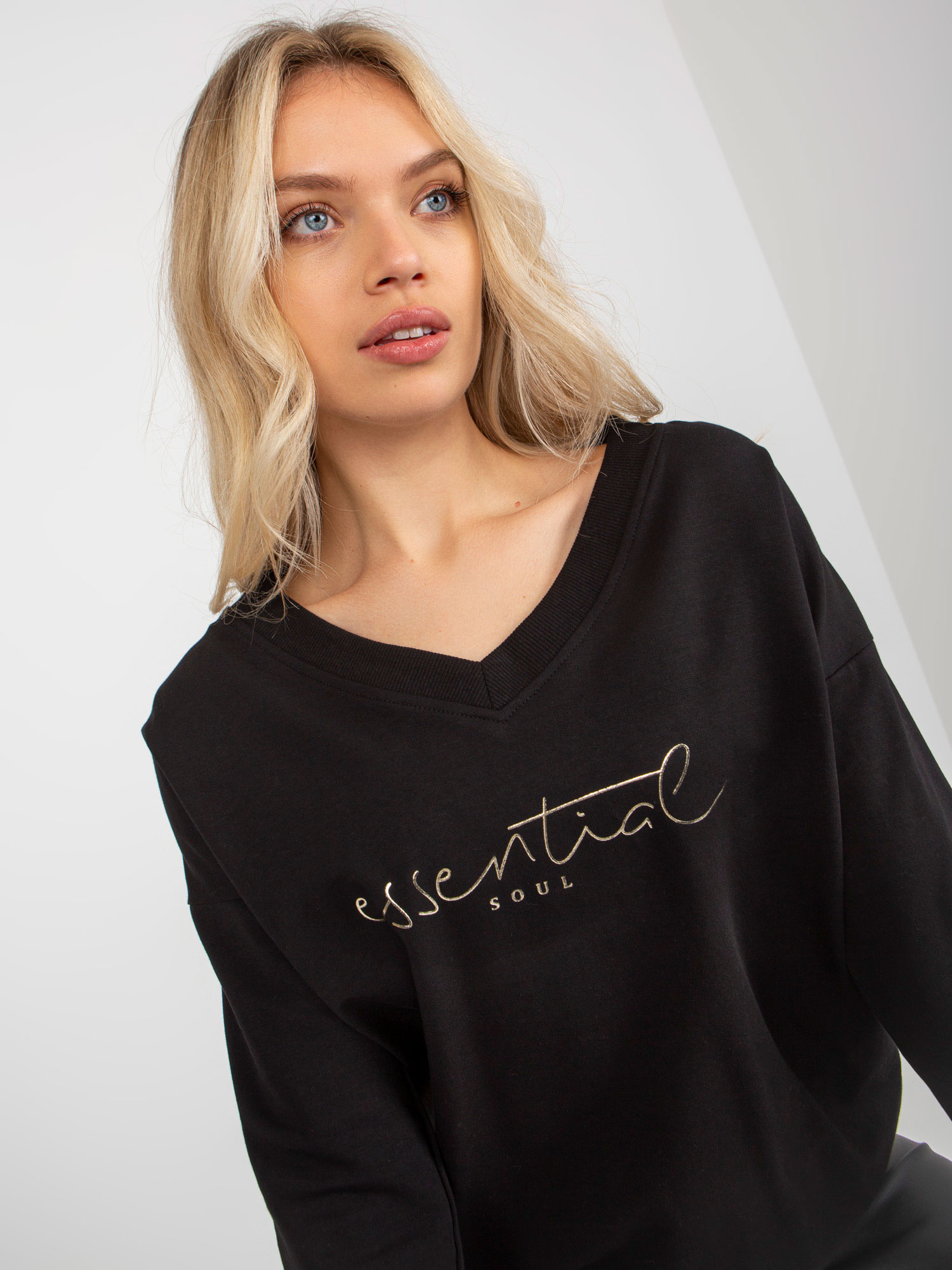 Bluzka Czarny - obrazek 4