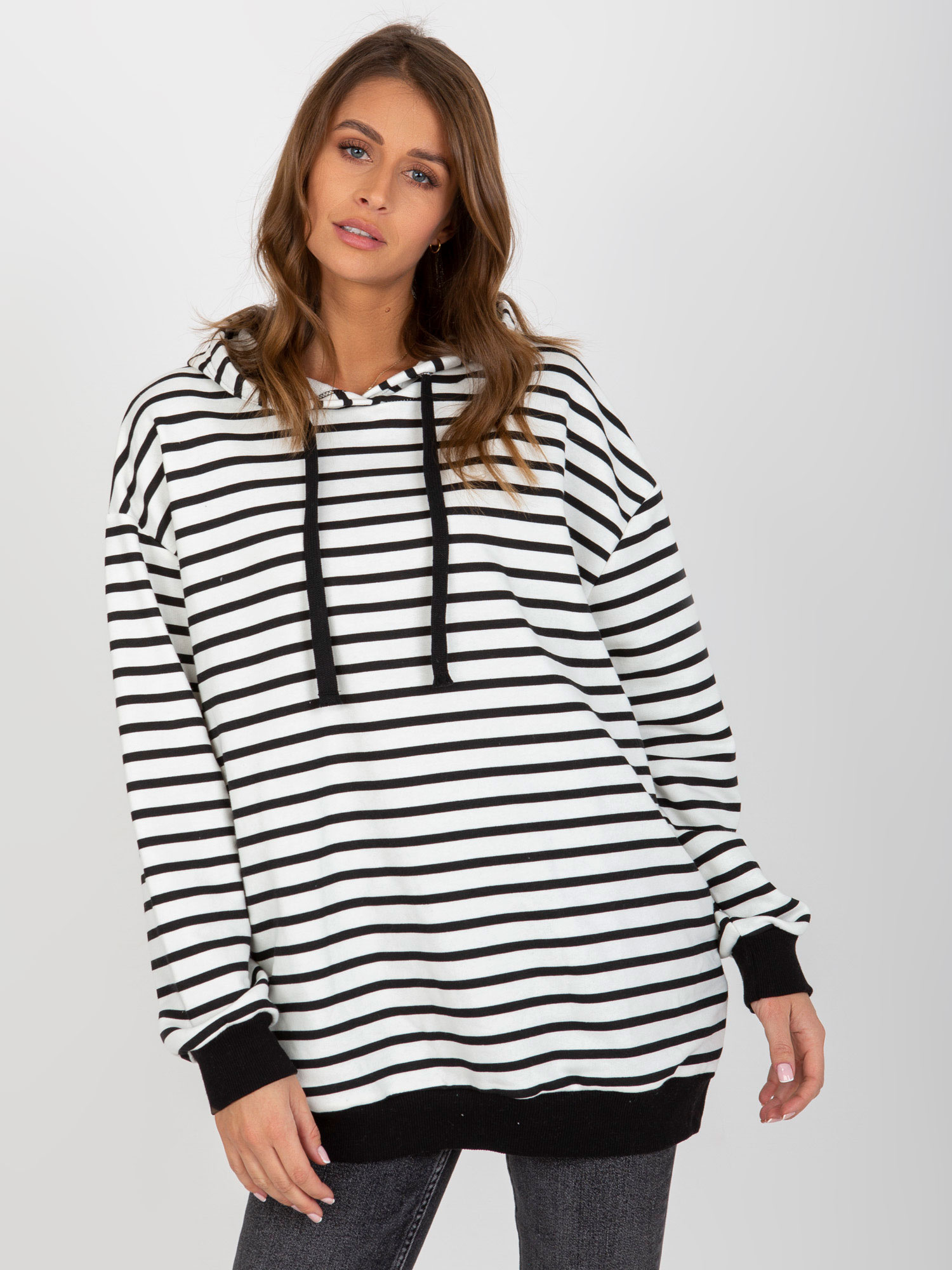 Bluza Biało-czarny - obrazek 4